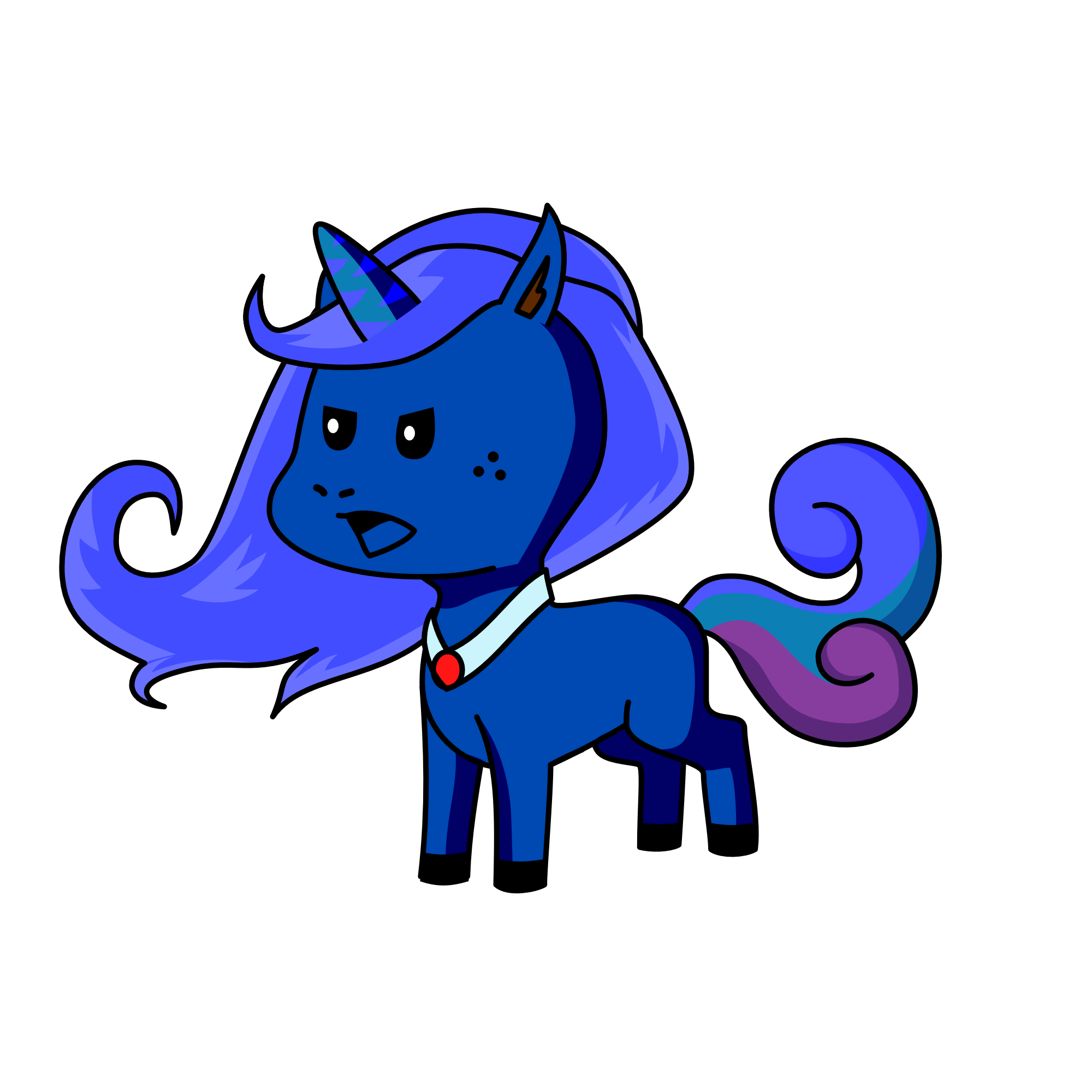 nightmare moon, the unicorn