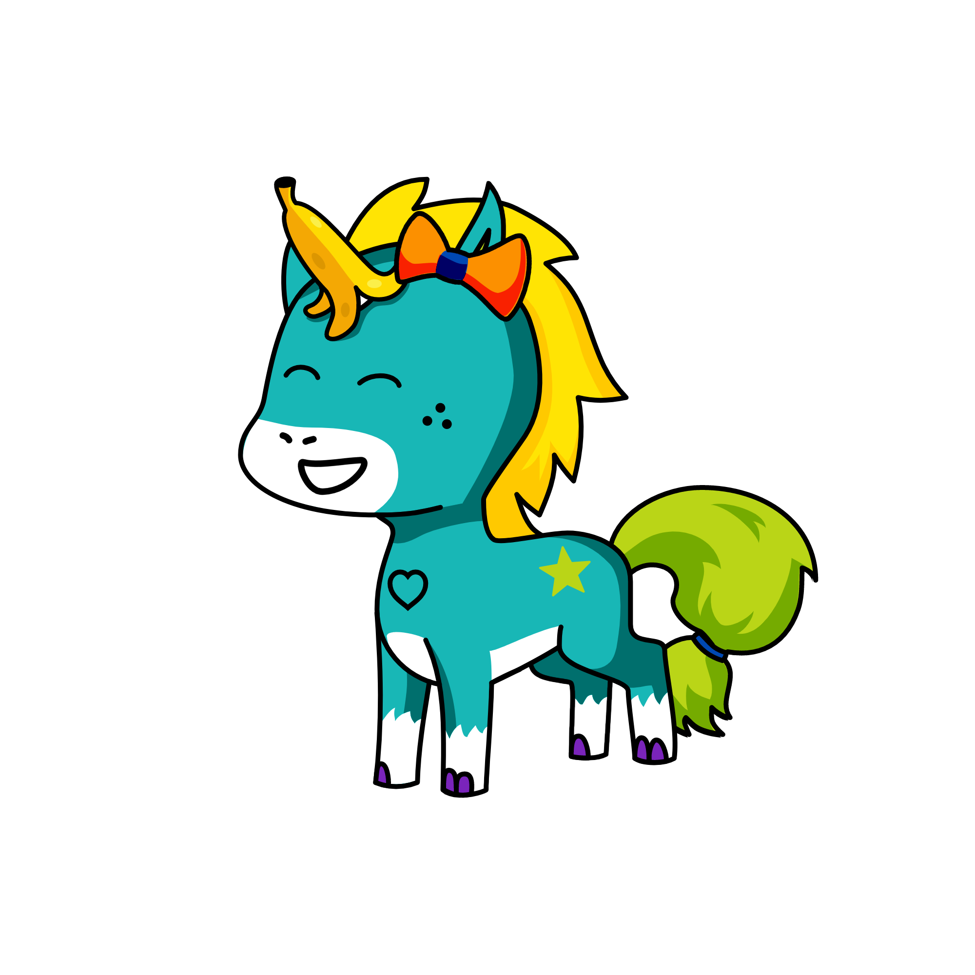 こんにちは~♪!, the unicorn
