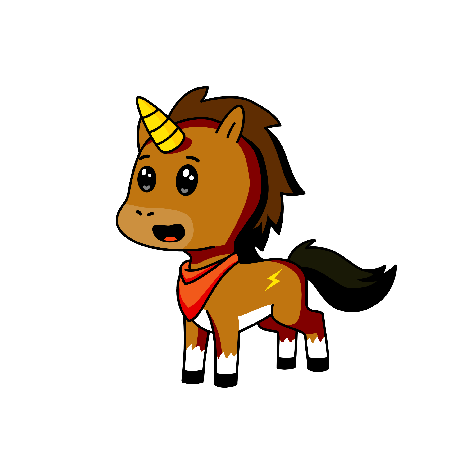Destello Veloz , the unicorn
