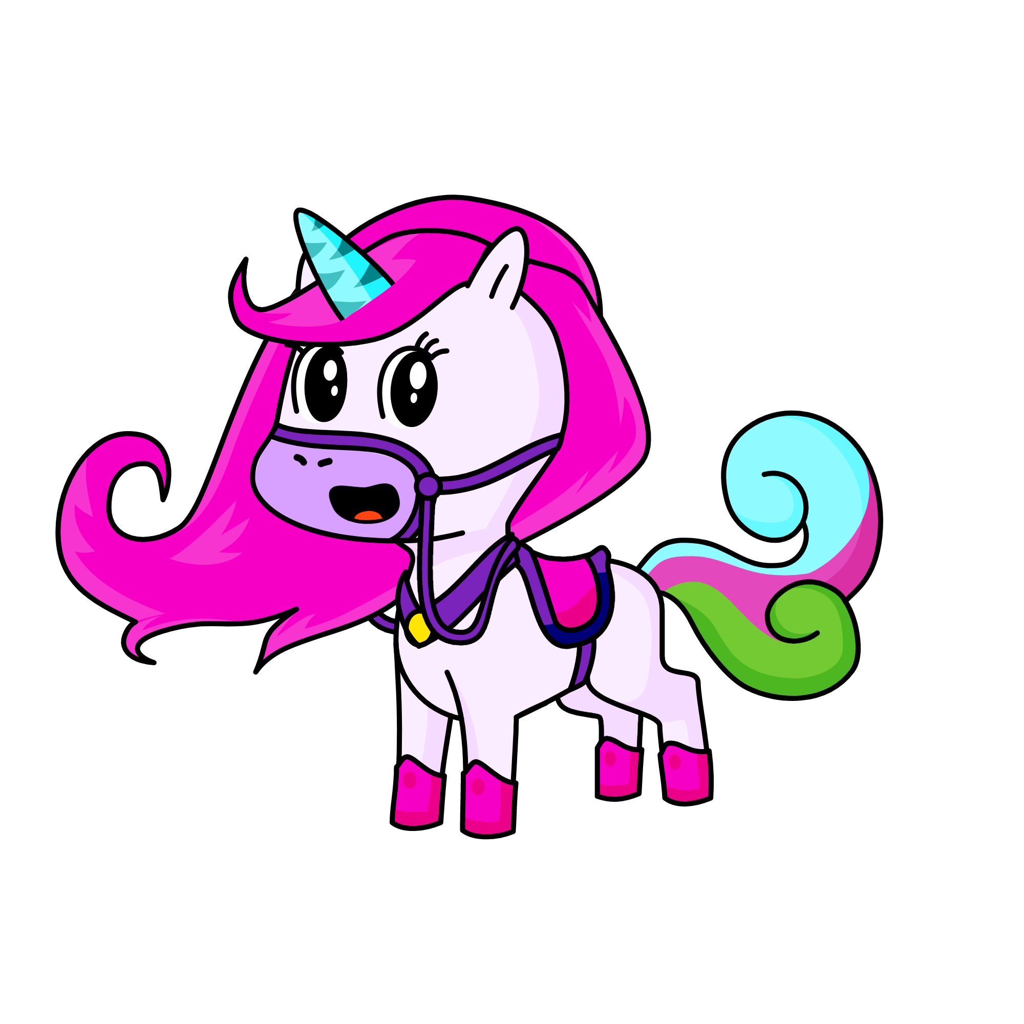 glitterdrop, the unicorn