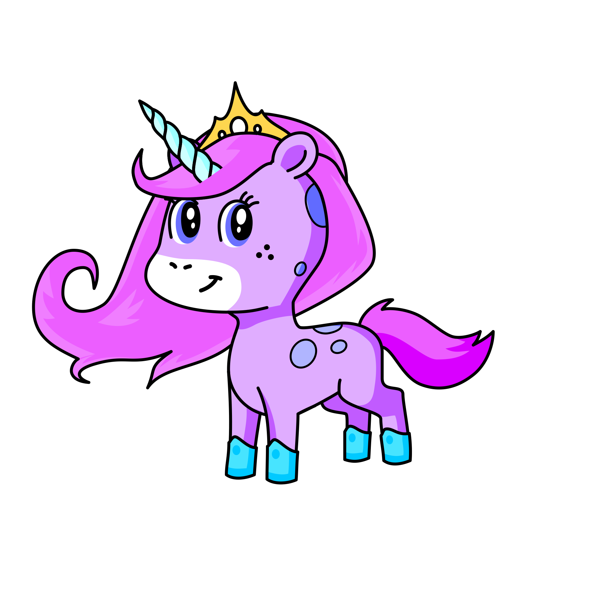 Pp, the unicorn