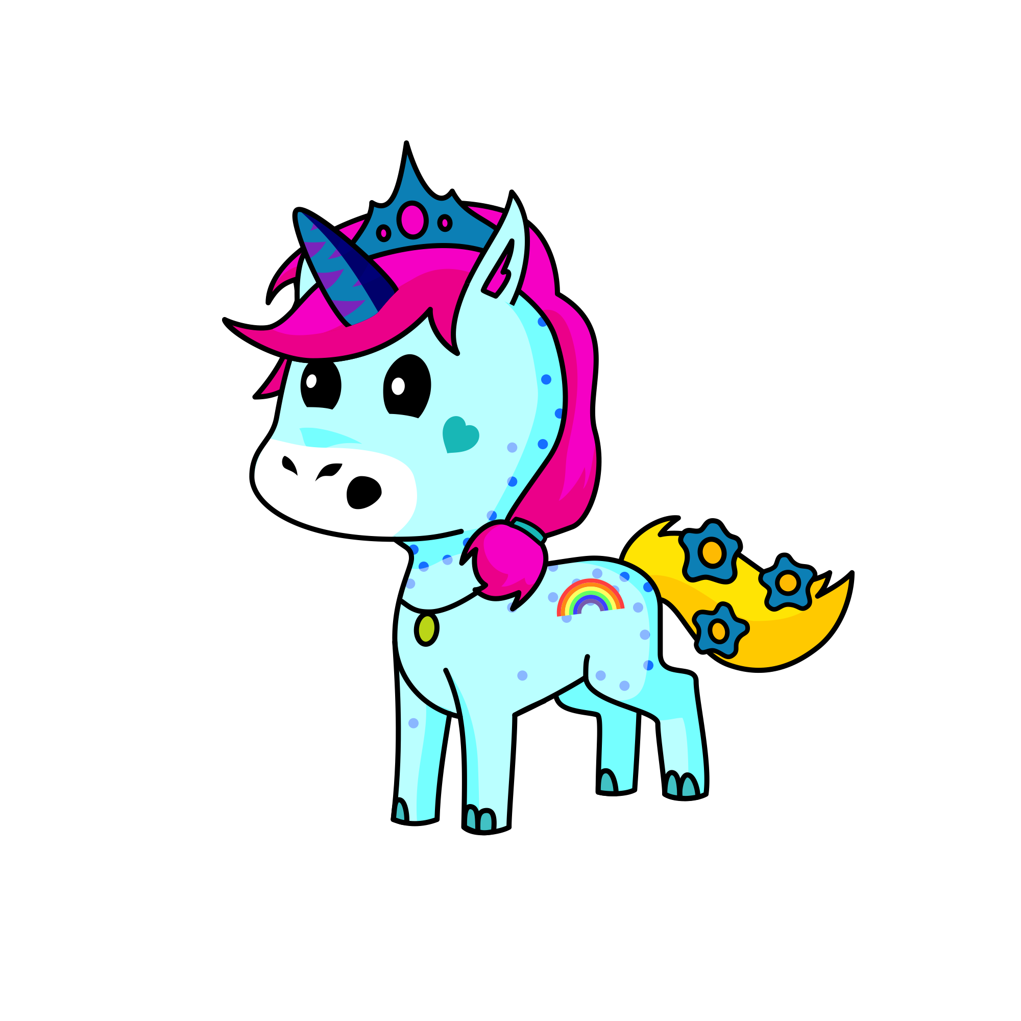 Random , the unicorn