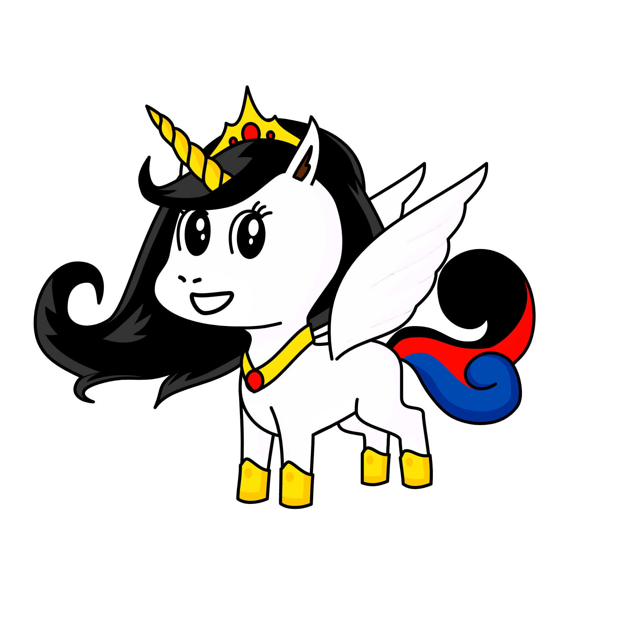 Queen Leva, the unicorn