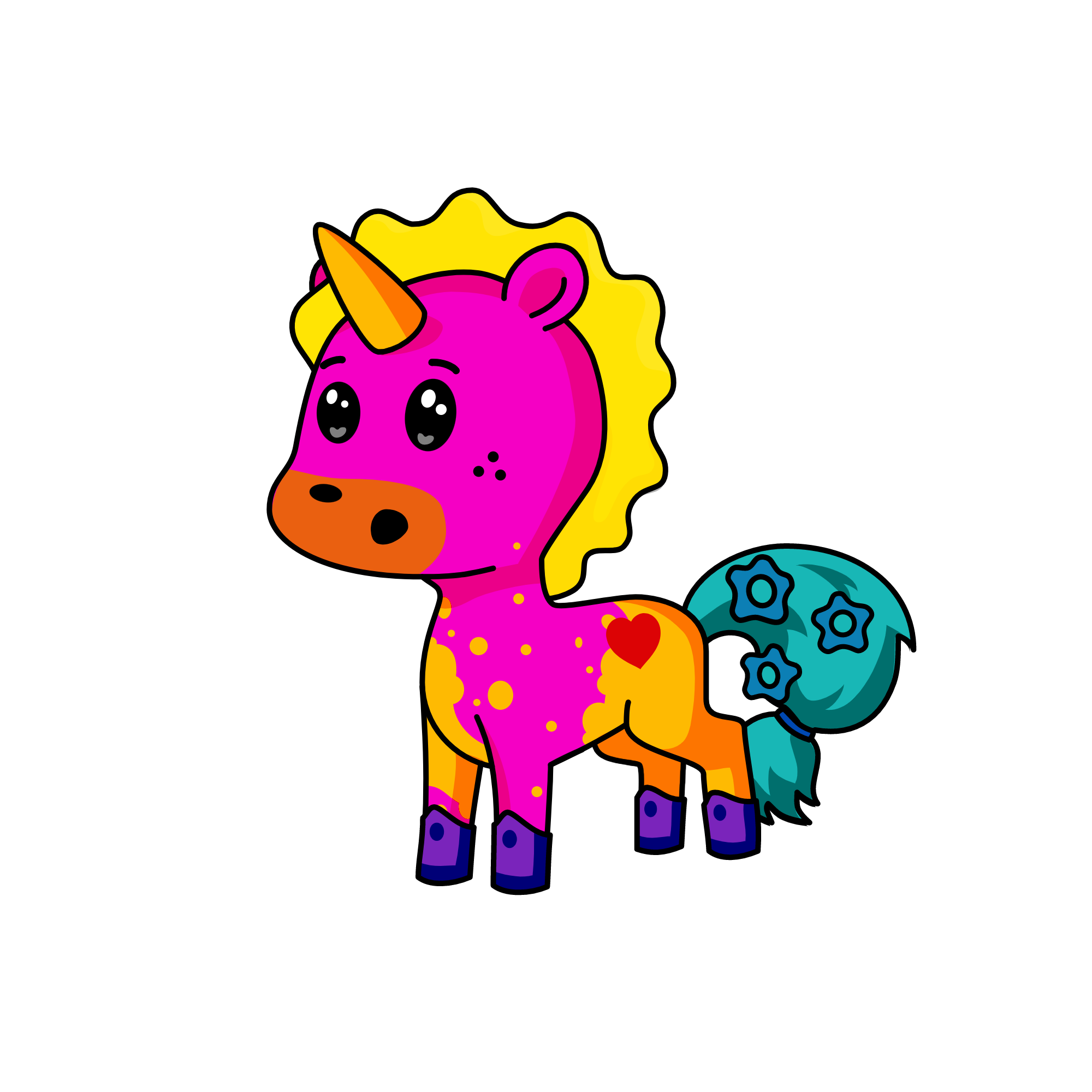 Corney, the unicorn