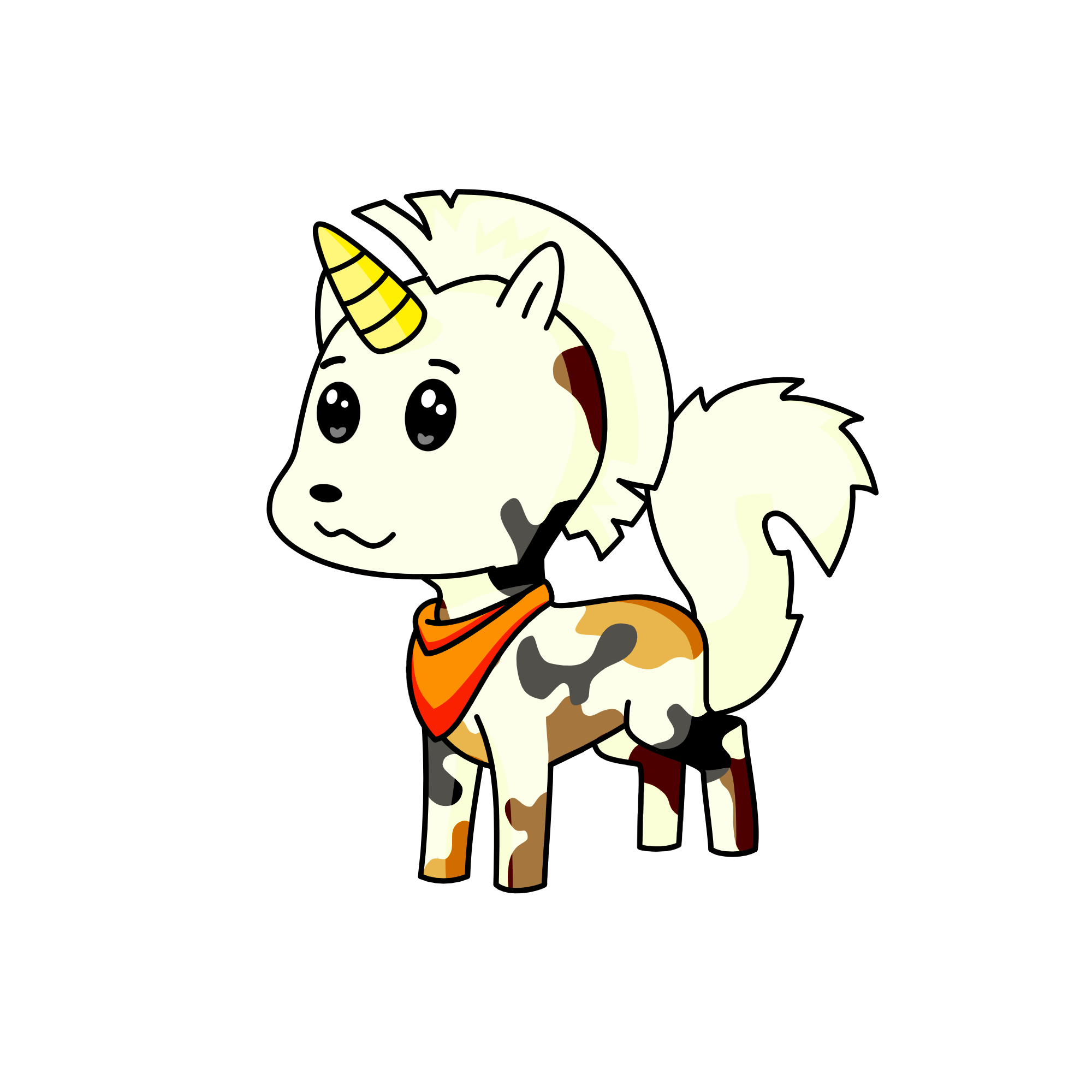 cat, the unicorn
