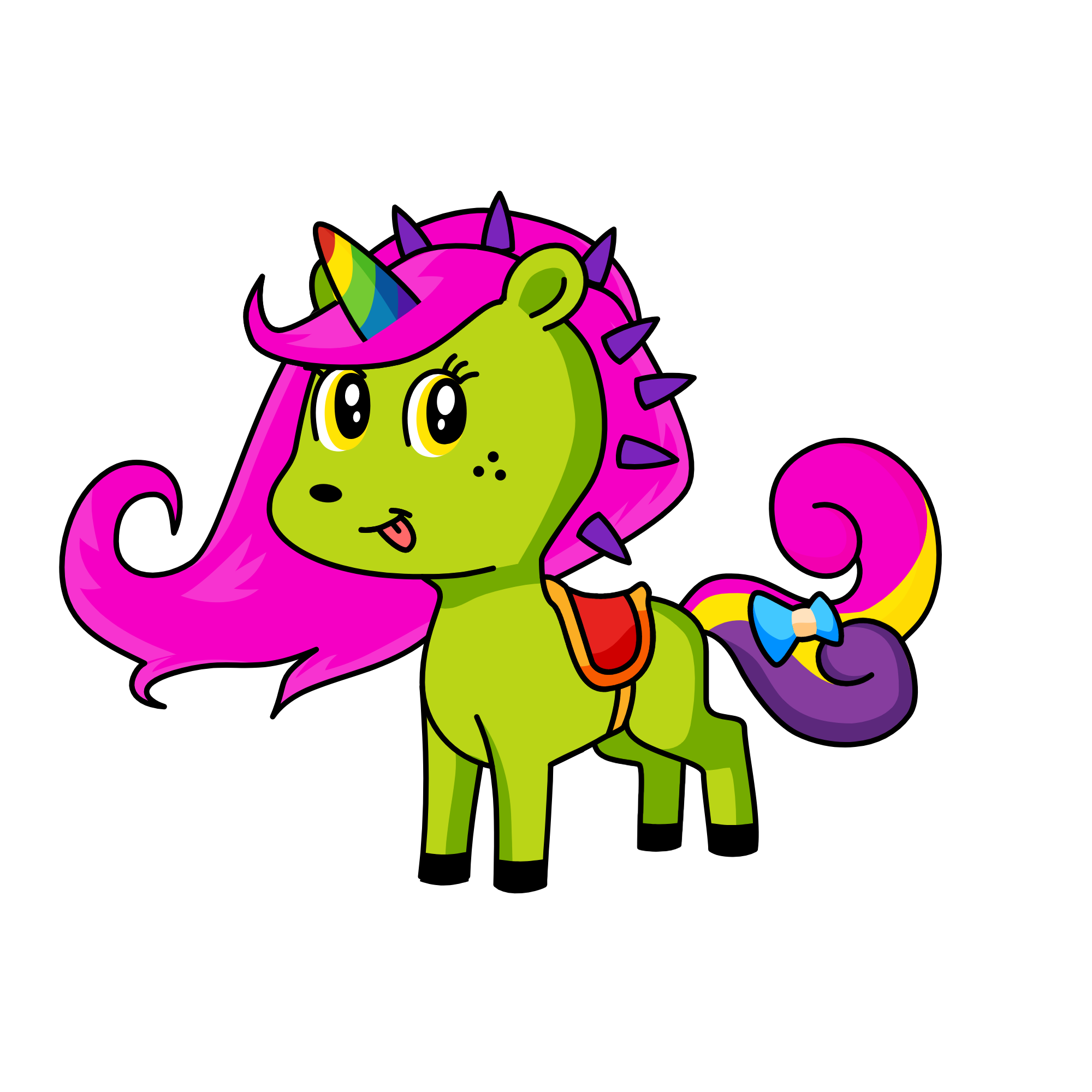 Clover, the unicorn