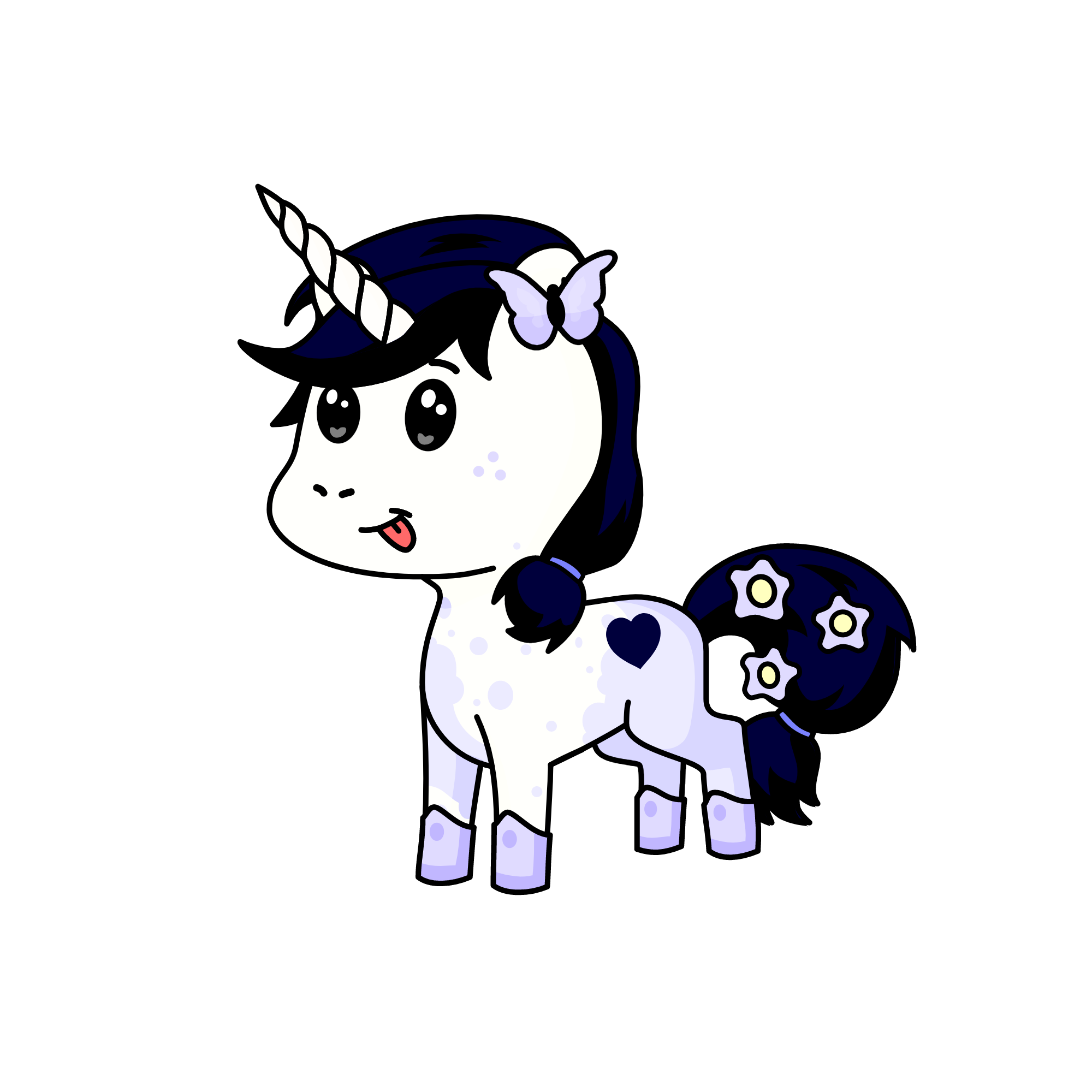 purple, the unicorn
