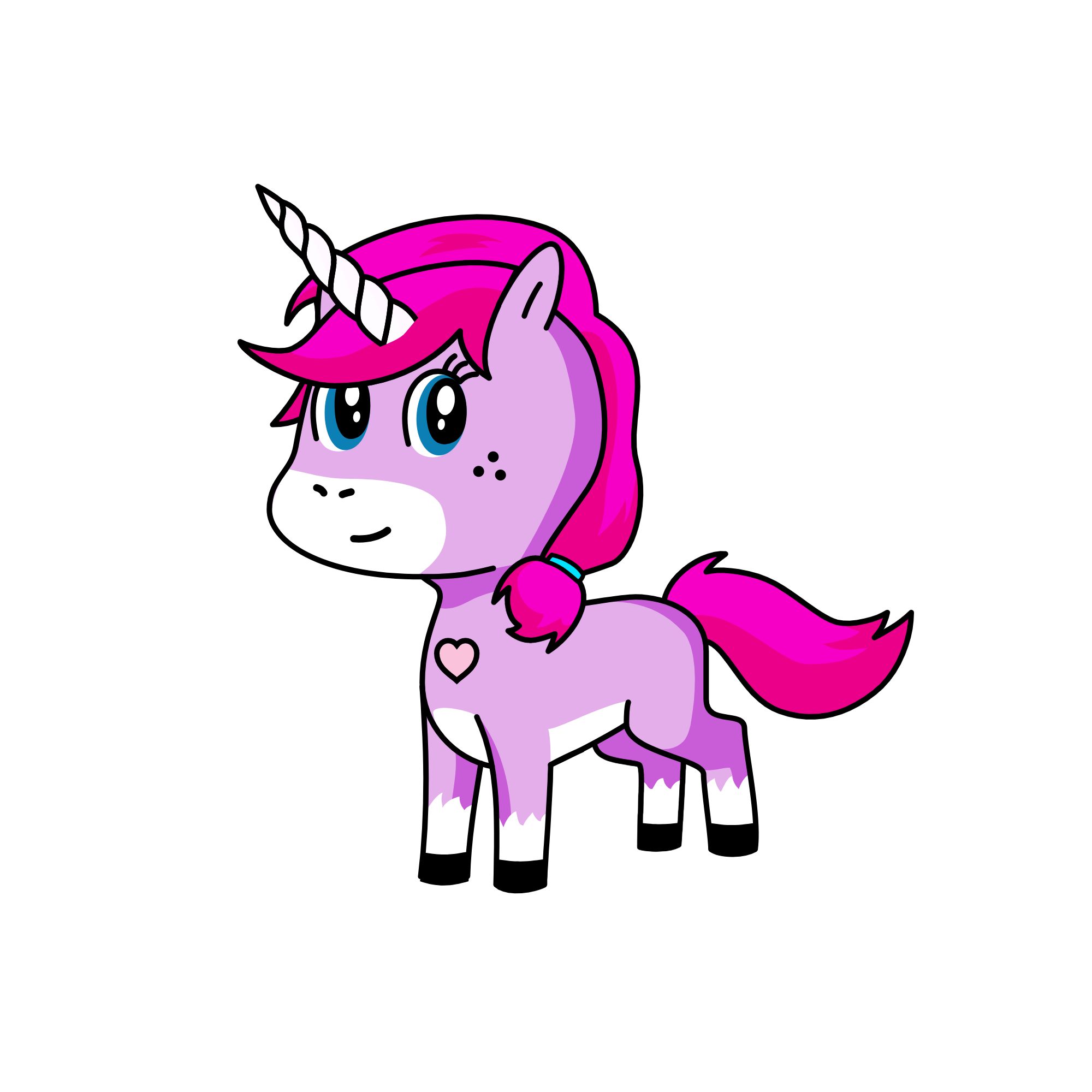 Midnight Dazzle, the unicorn