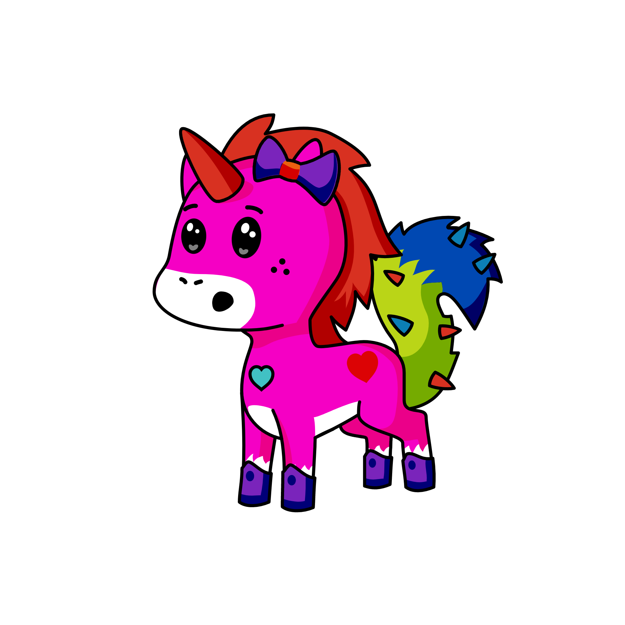Not Finished, the unicorn