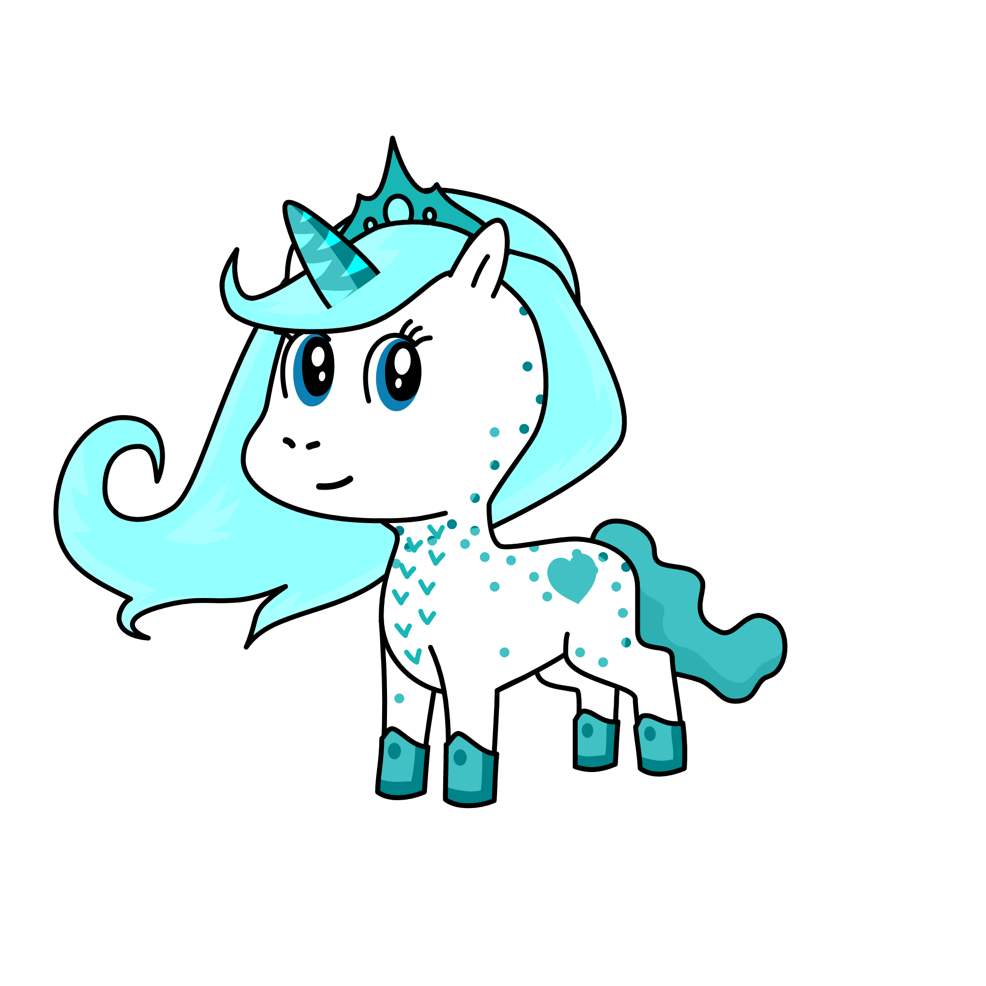 Snowy, the unicorn