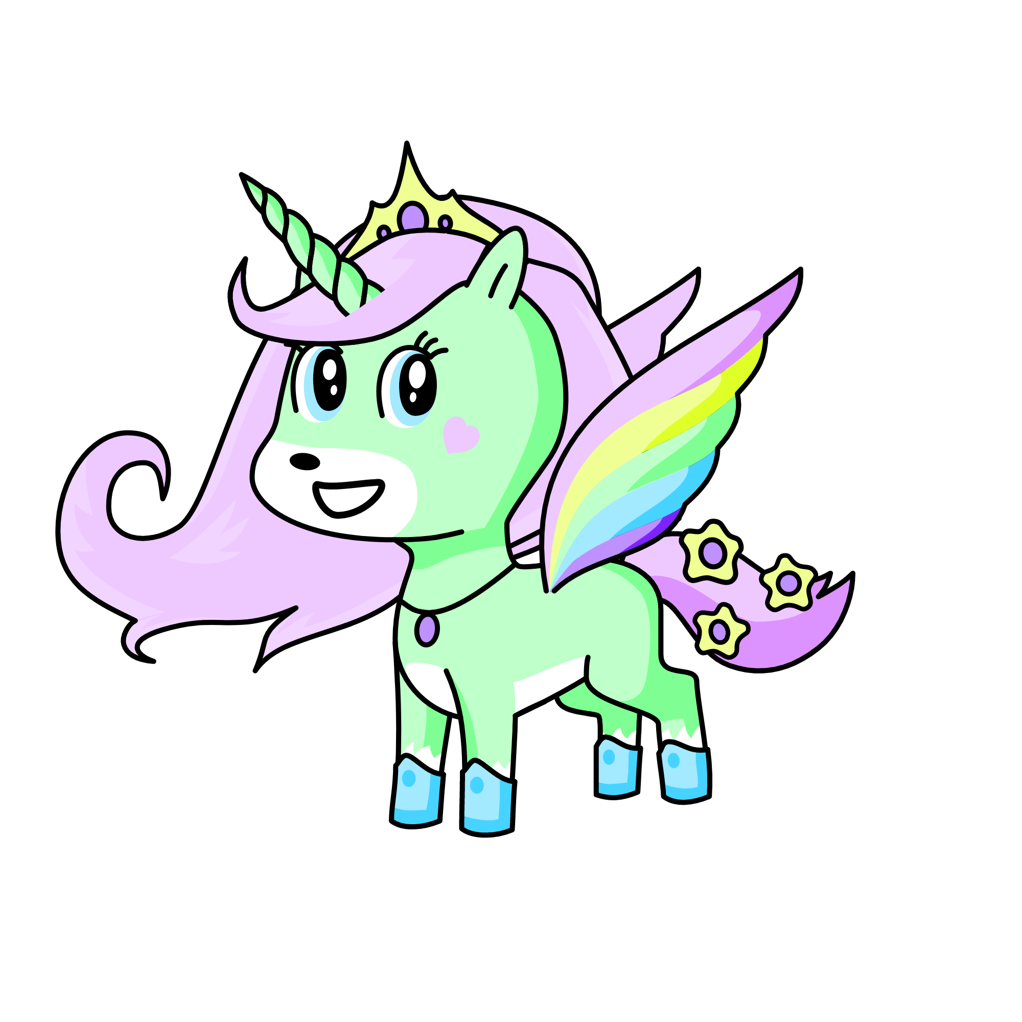 Precious McCandy, the unicorn