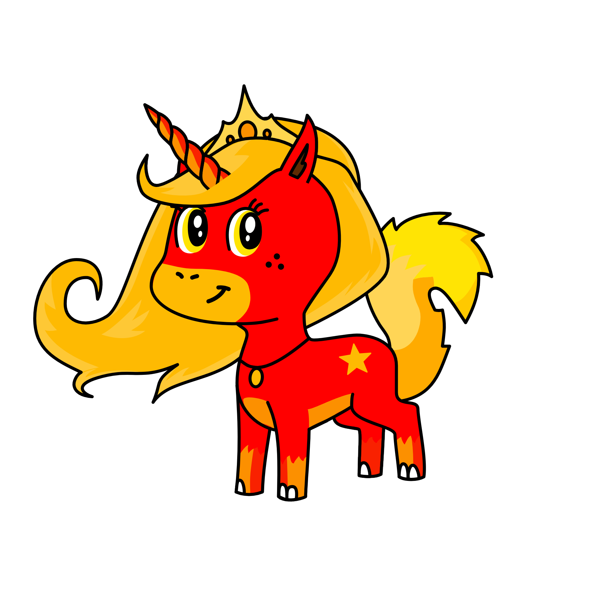 queen fire, the unicorn