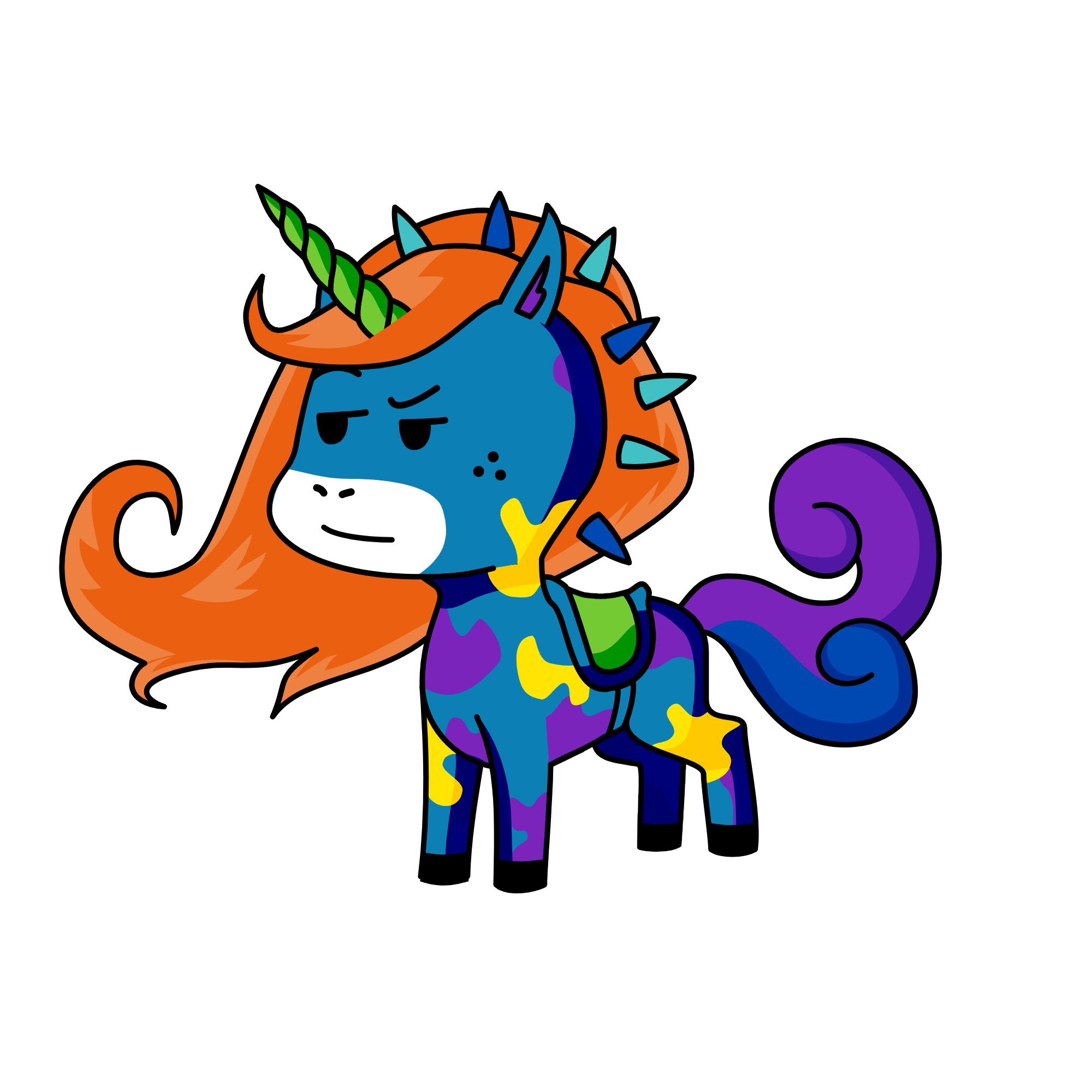 Sunsqueze, the unicorn