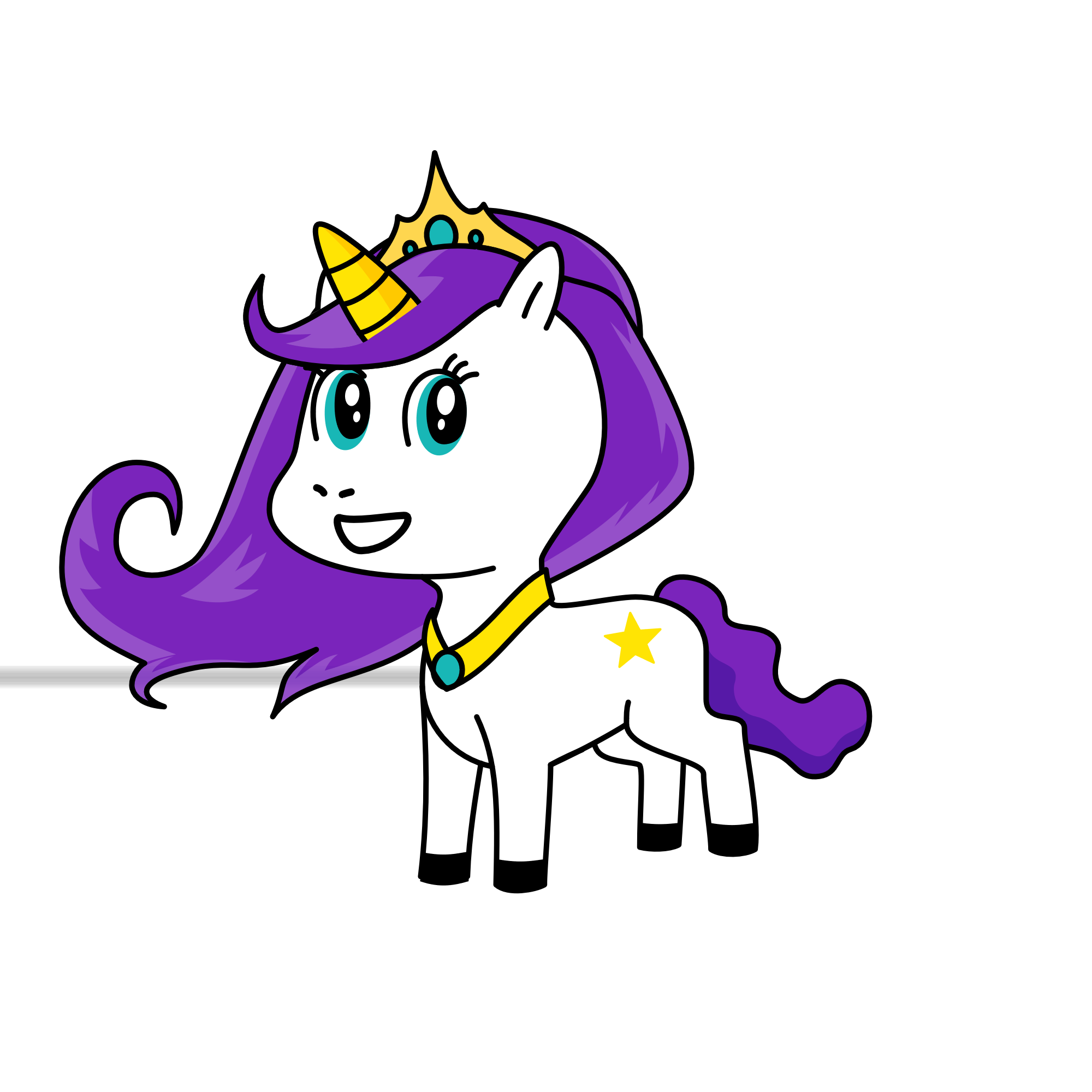 Princess Mila, the unicorn