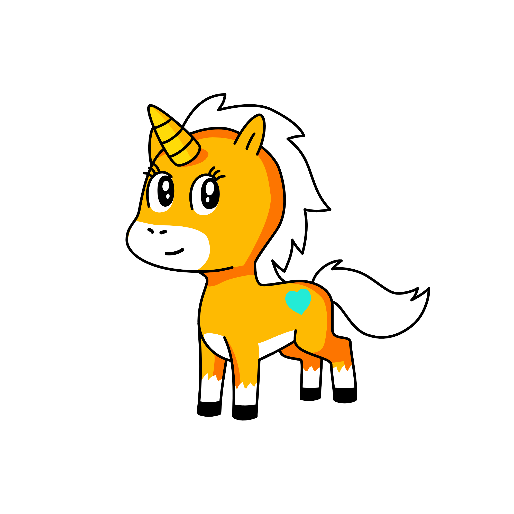 Scratch The Horse, the unicorn