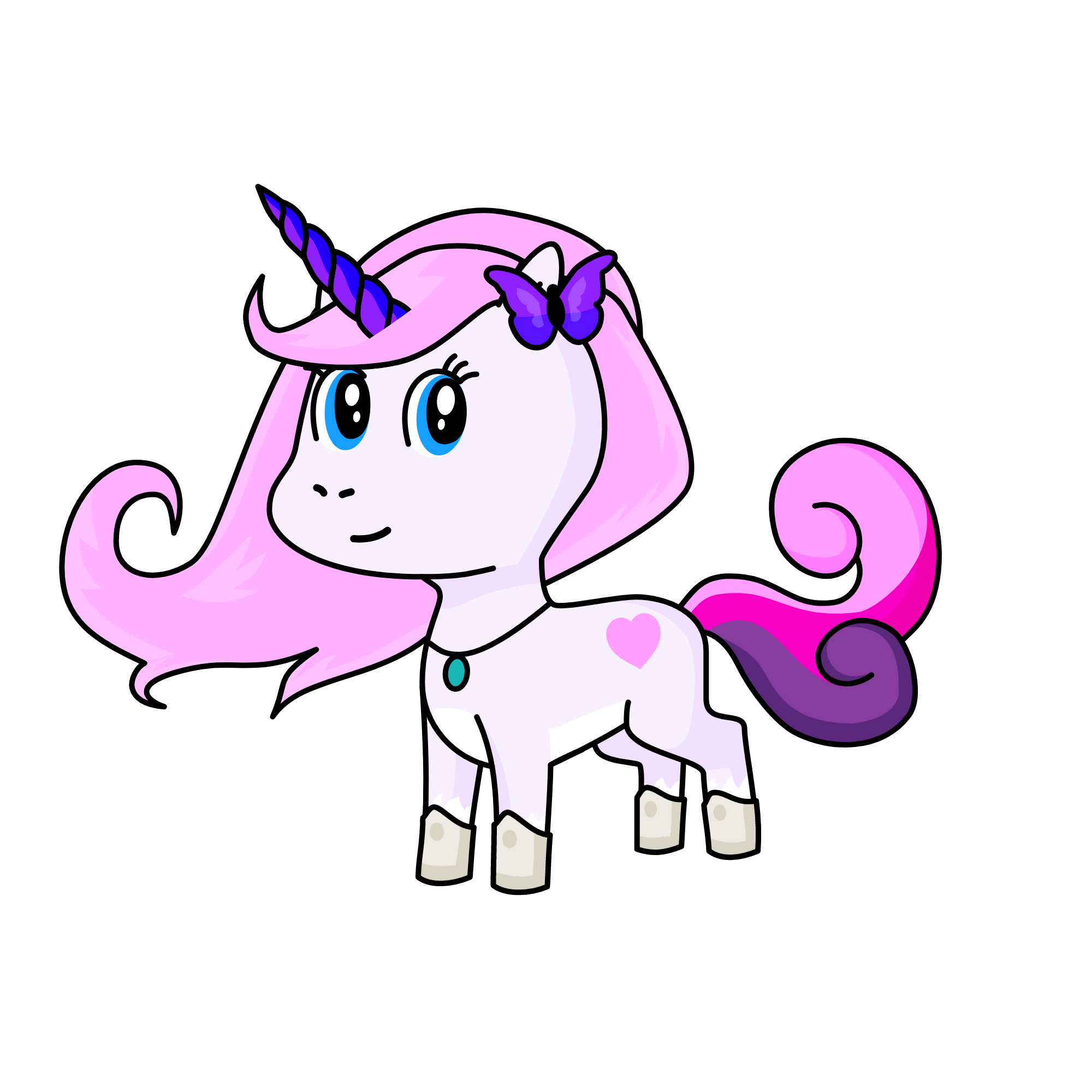 hi, the unicorn