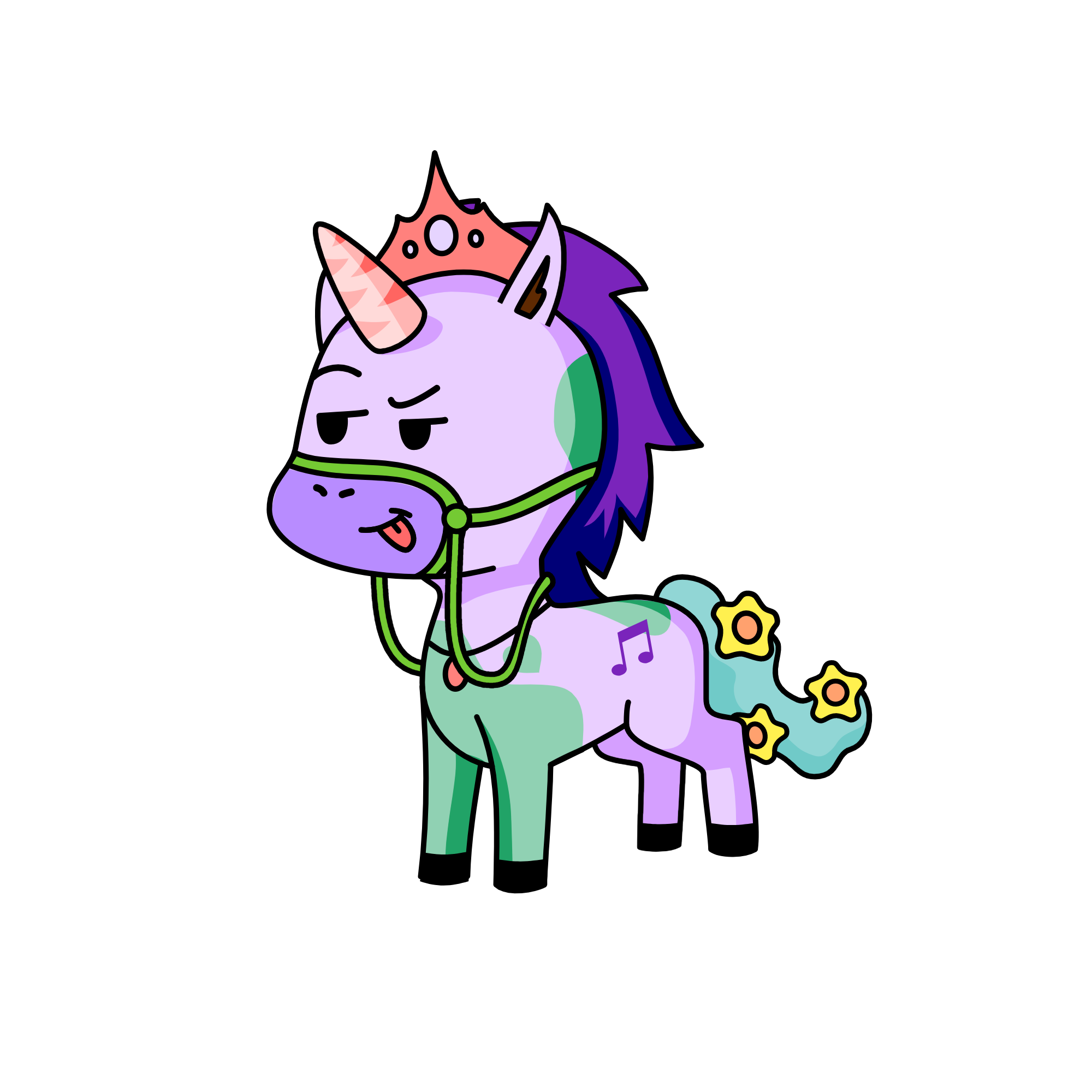 Crappy Crystal, the unicorn