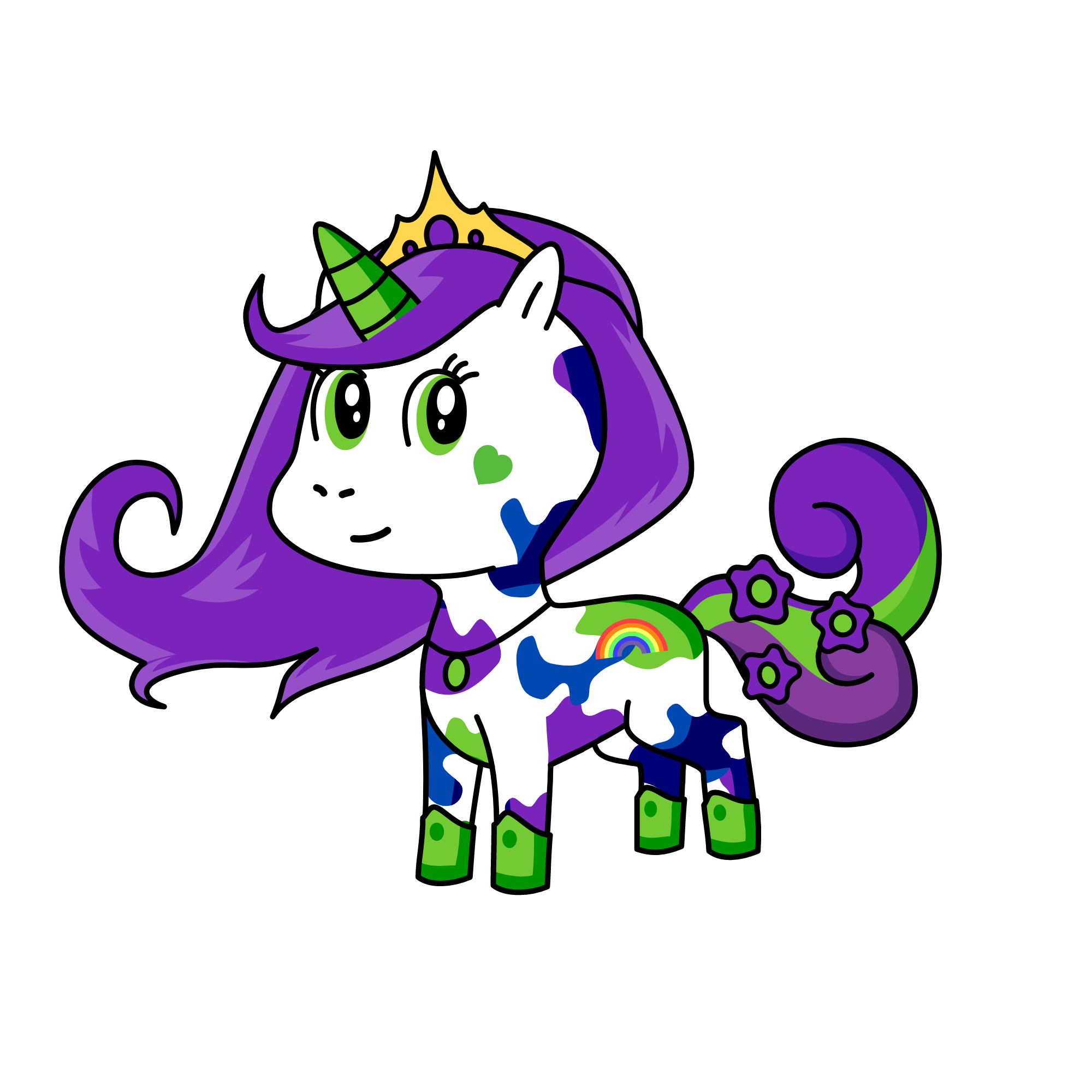 Midnight Shimmer, the unicorn