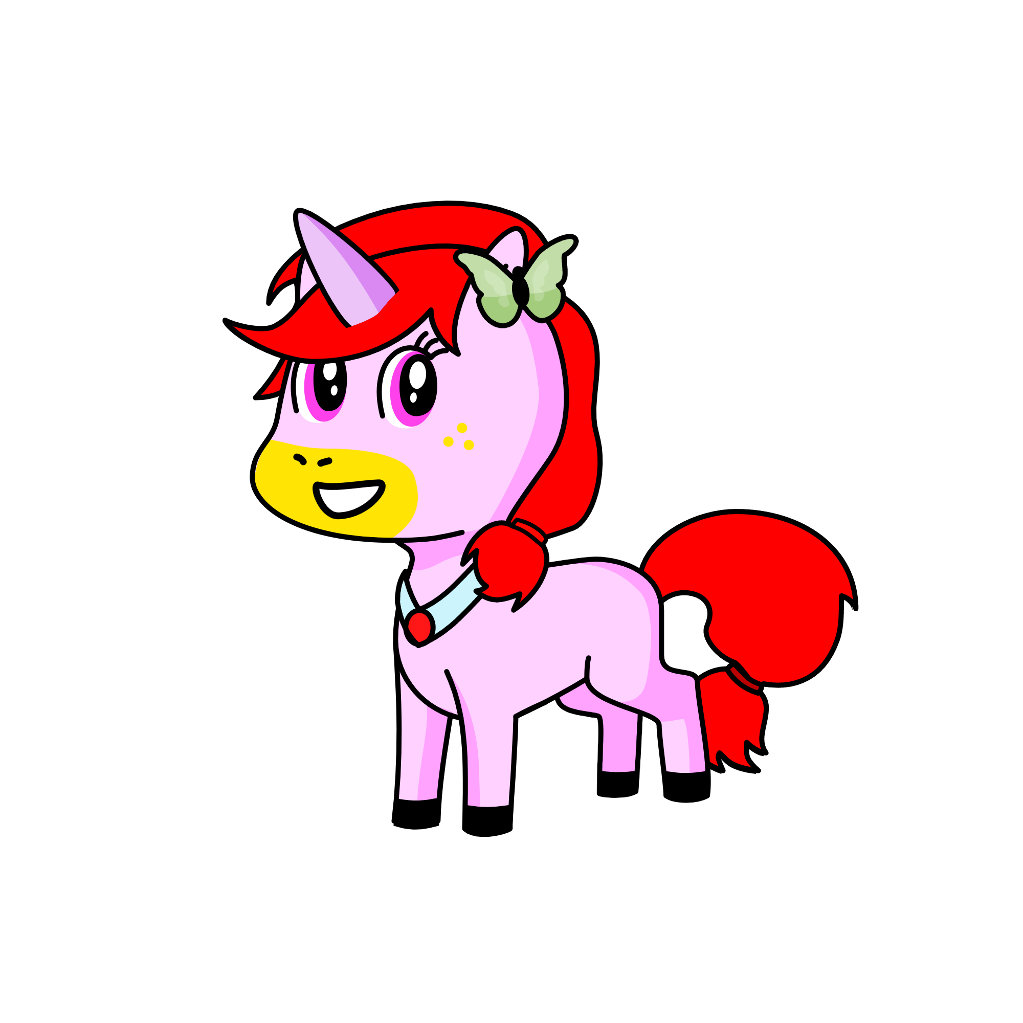 fur, the unicorn