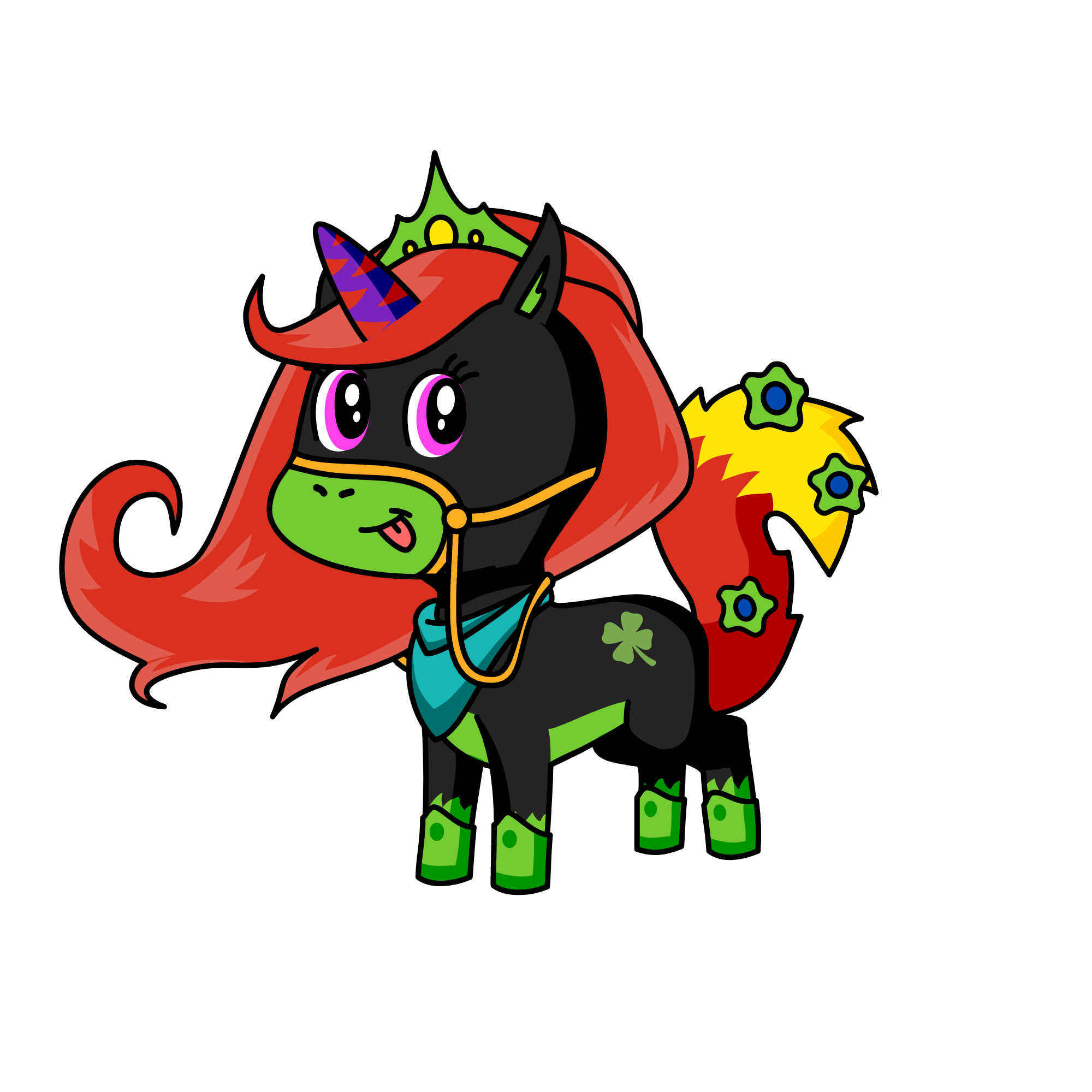 meeeelia, the unicorn