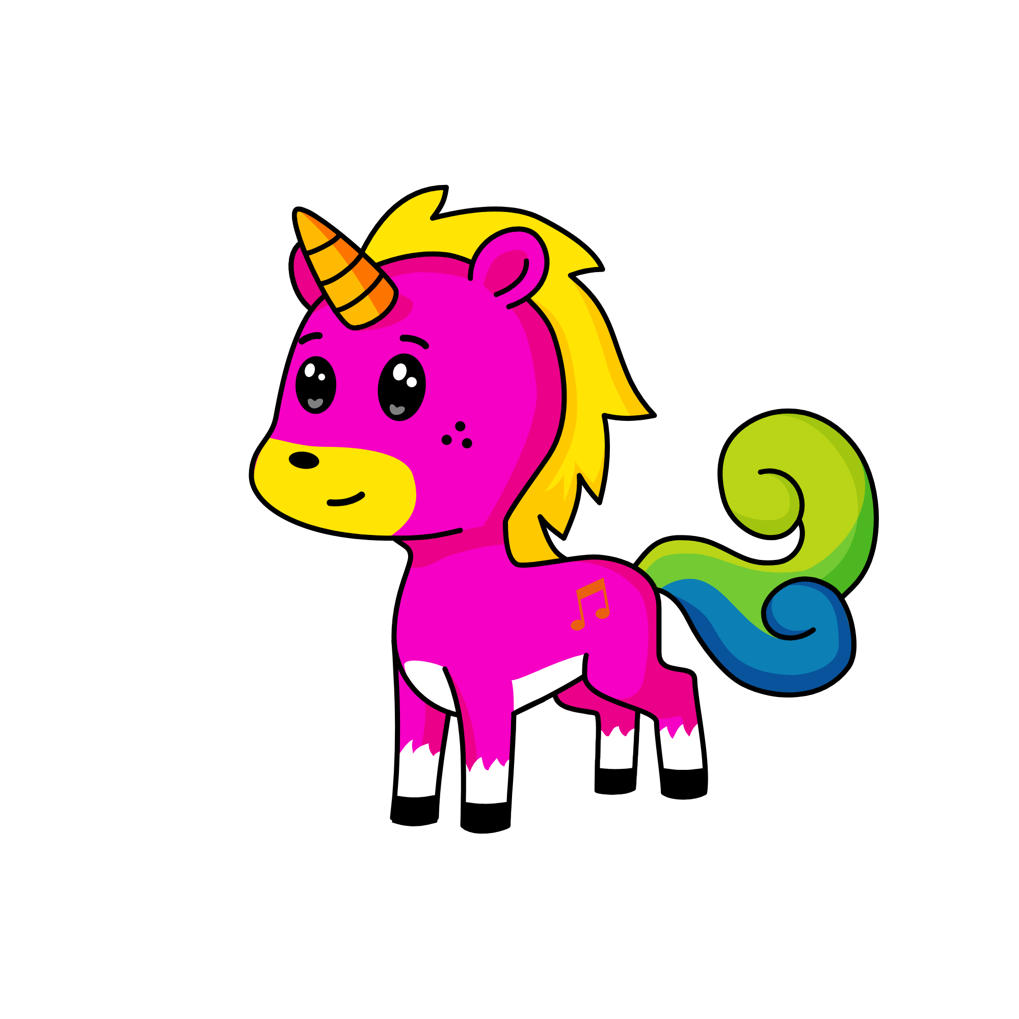 Whinney, the unicorn