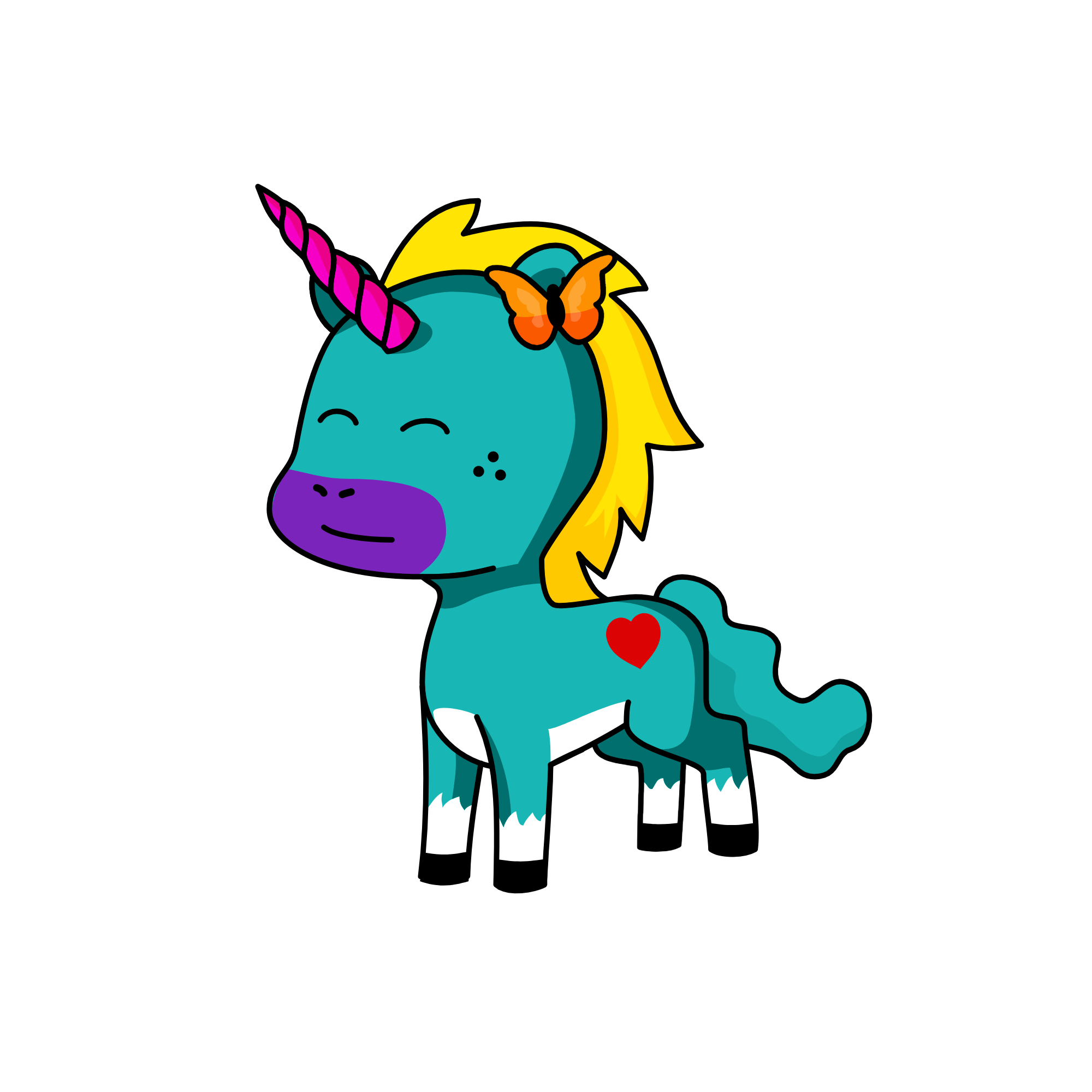 Orangeieeee, the unicorn