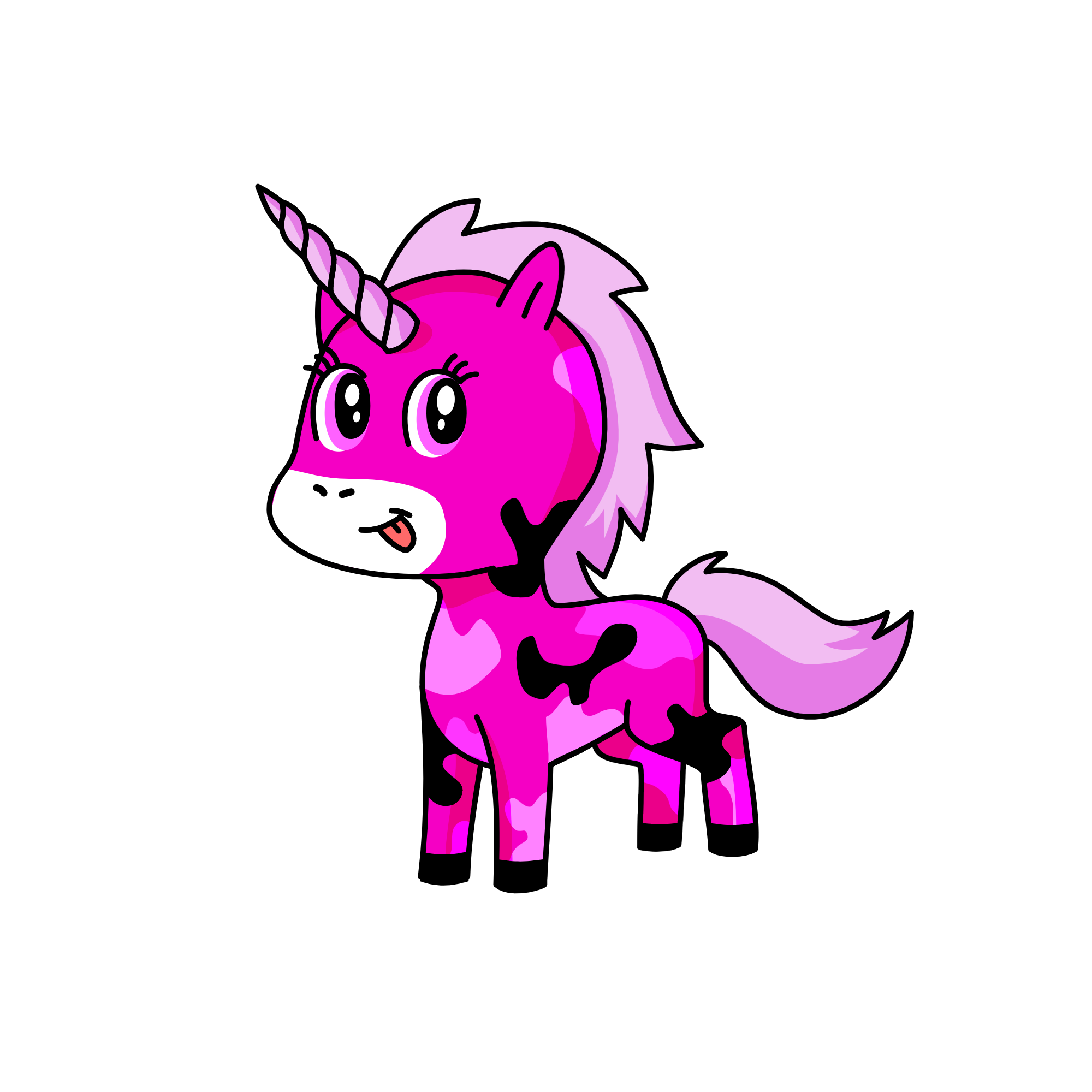 Fluffy, the unicorn