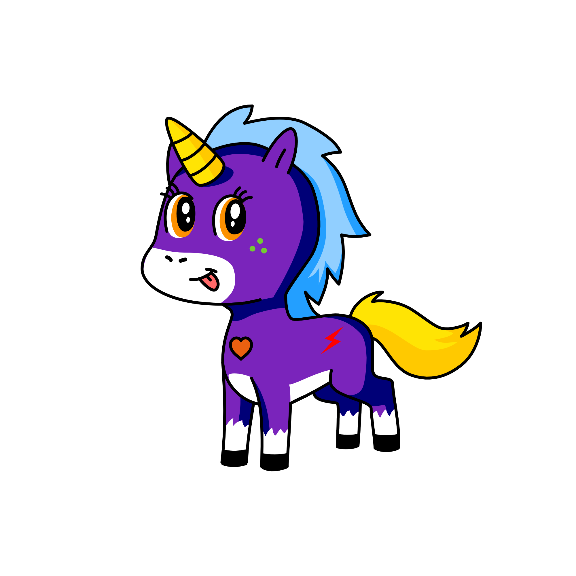 Gapla, the unicorn