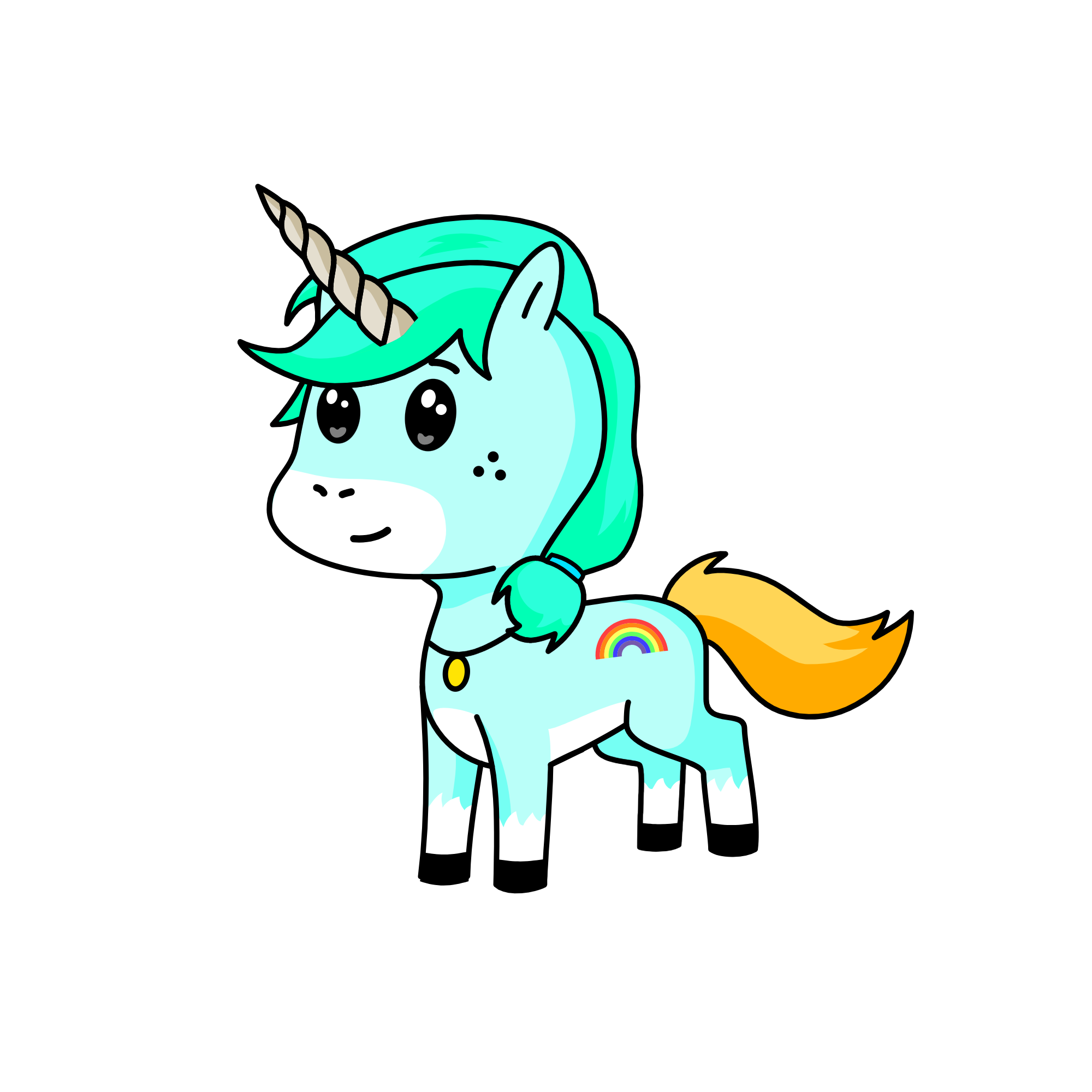 Tinkle, the unicorn