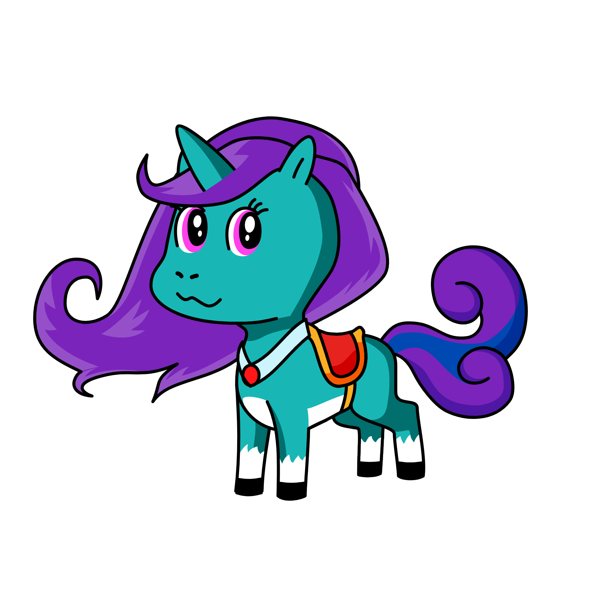 Crystal, the unicorn