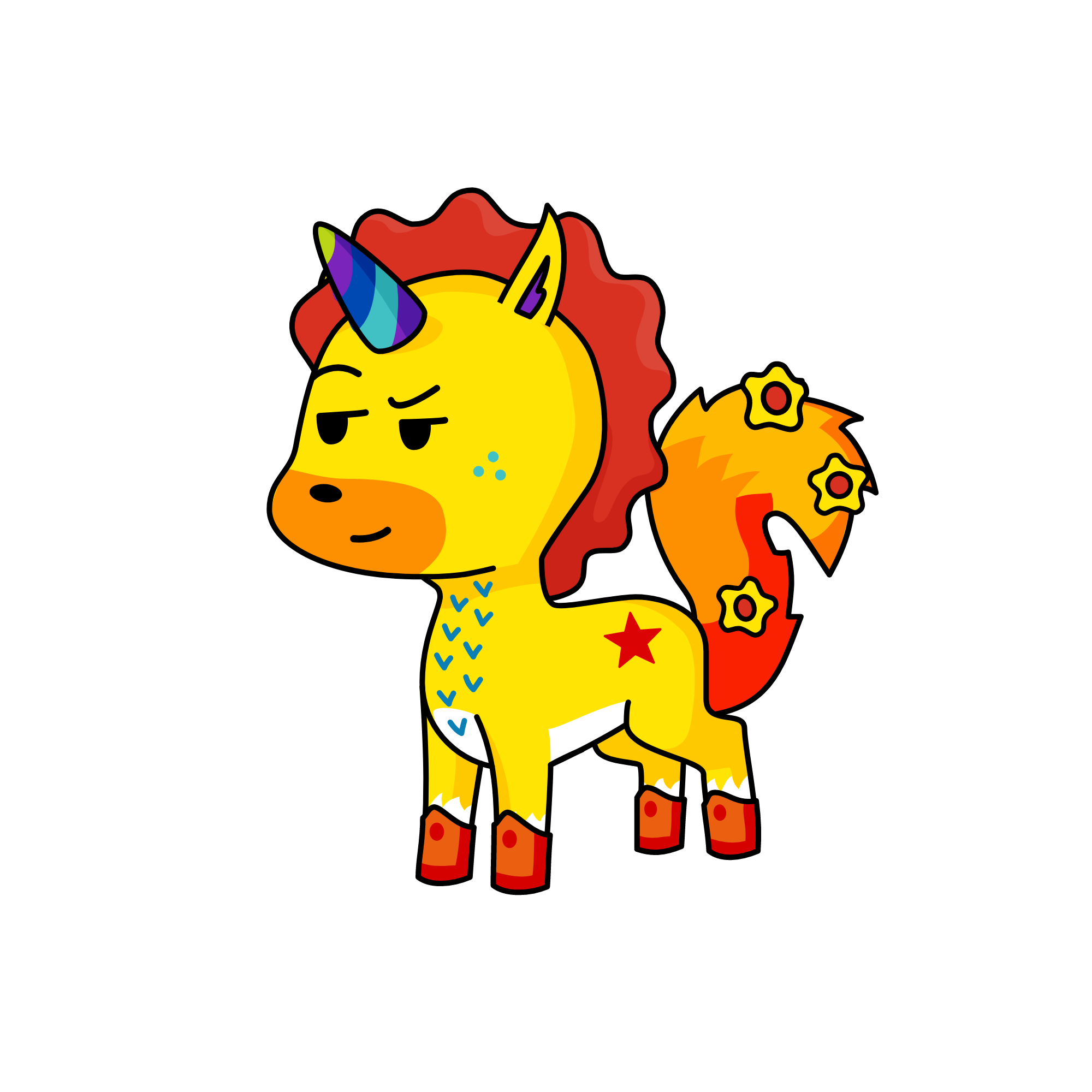 Fieria, the unicorn