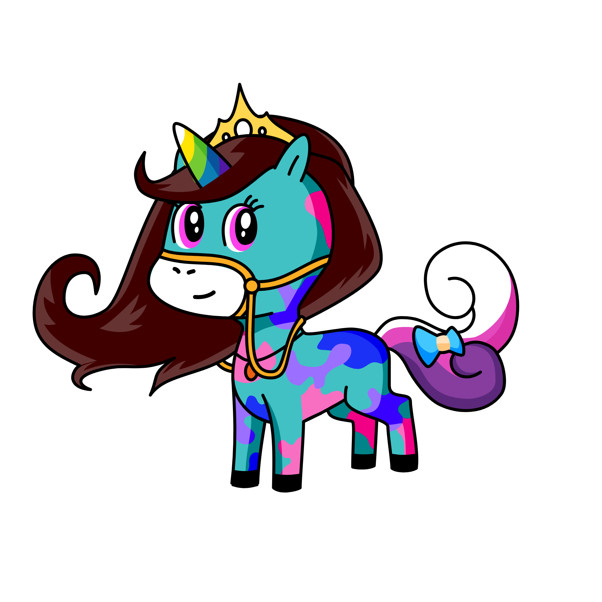 Love Queen, the unicorn