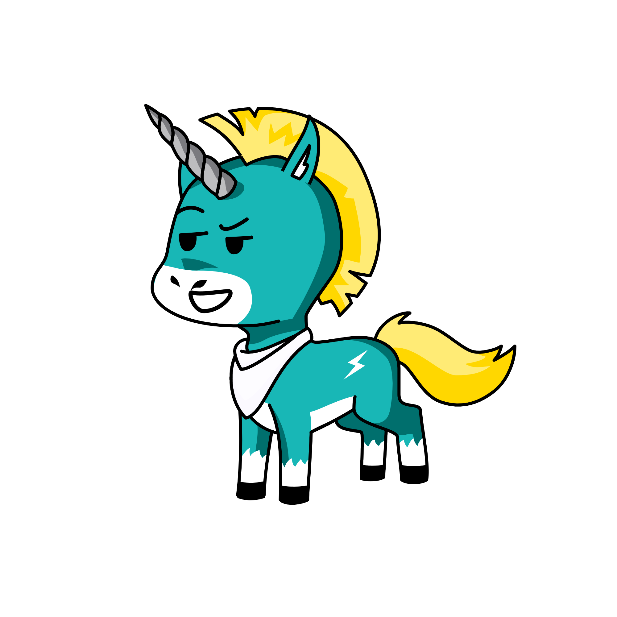 Dash, the unicorn
