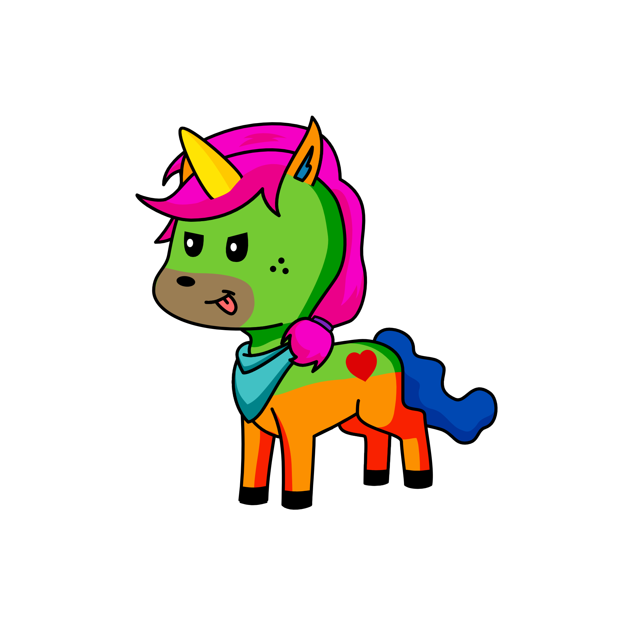 Coco, the unicorn