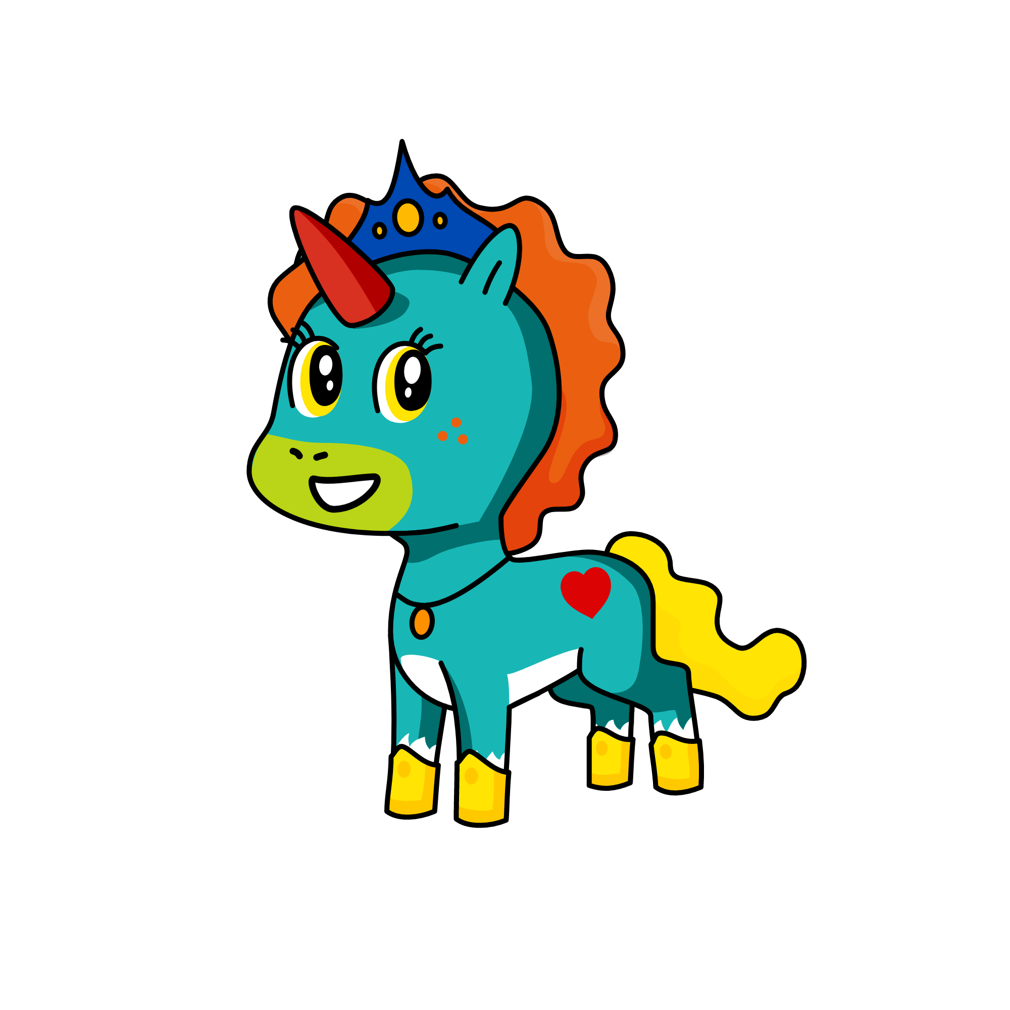 Girlpony, the unicorn