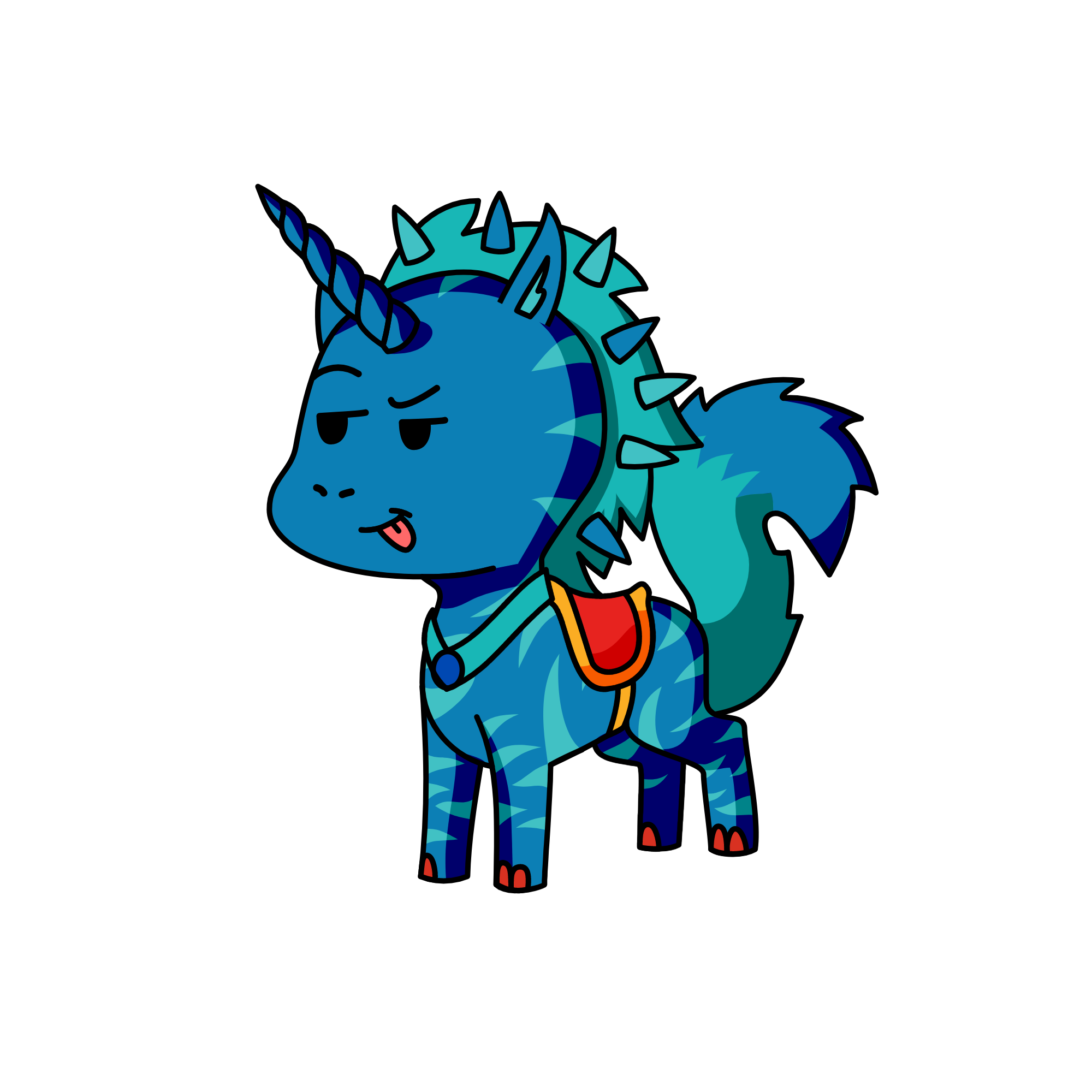 Spike, the unicorn
