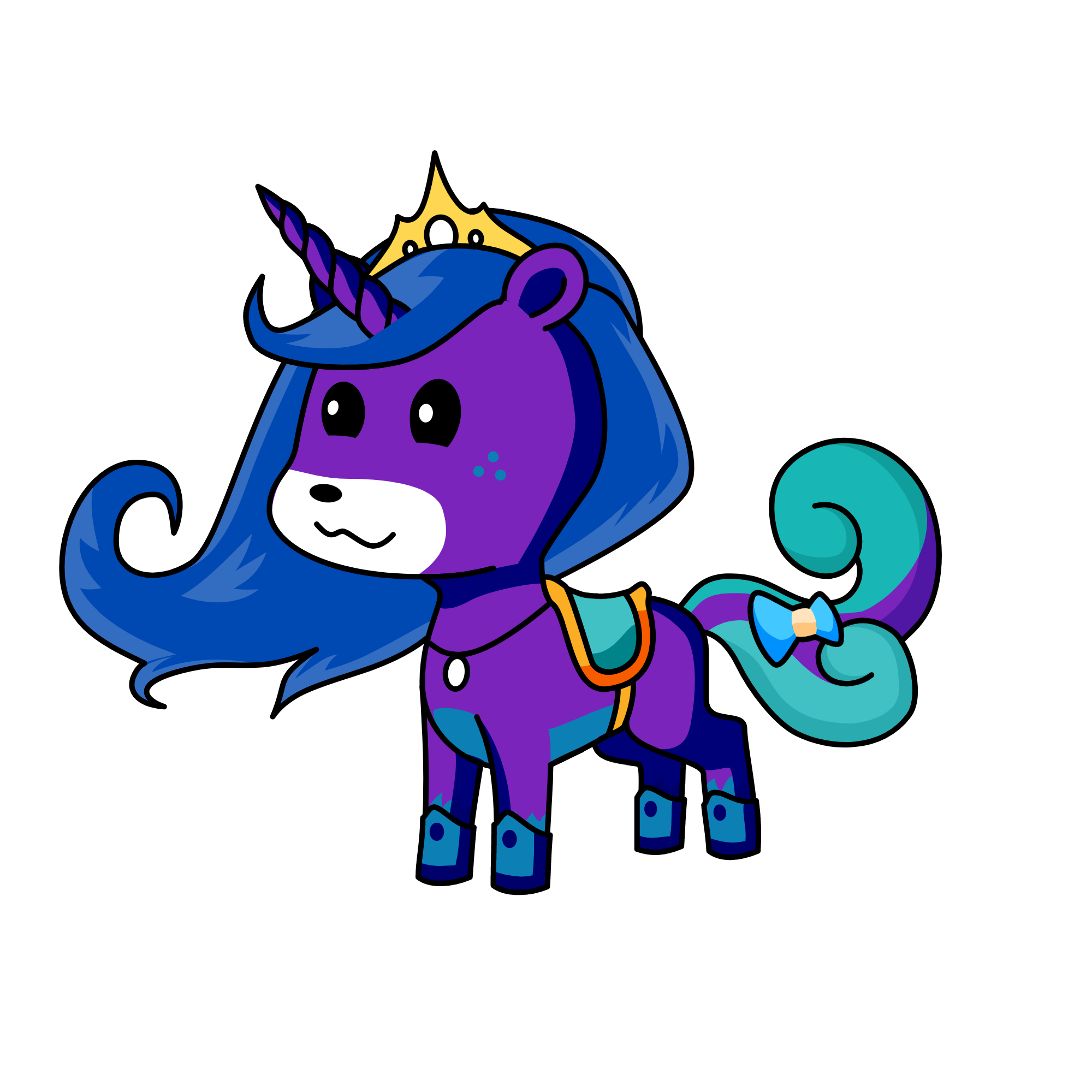 Snow, the unicorn