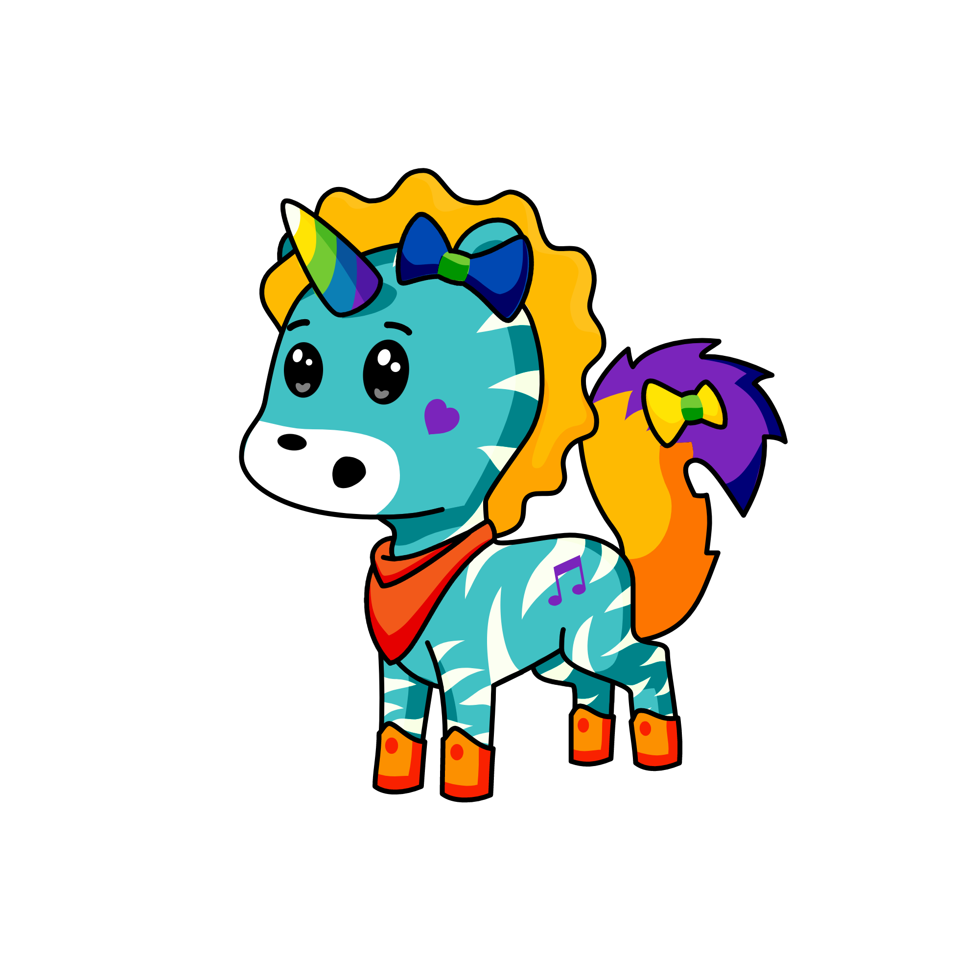 Peaches, the unicorn