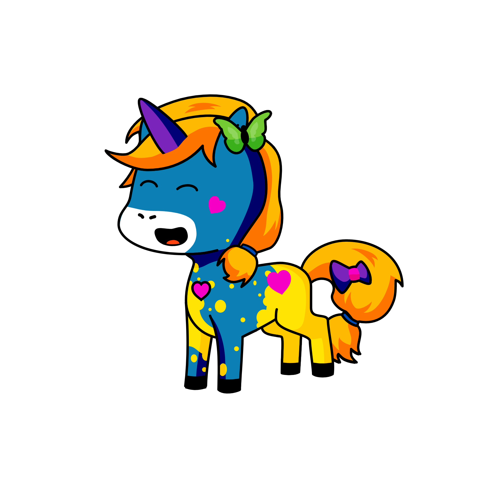 Sunshine, the unicorn
