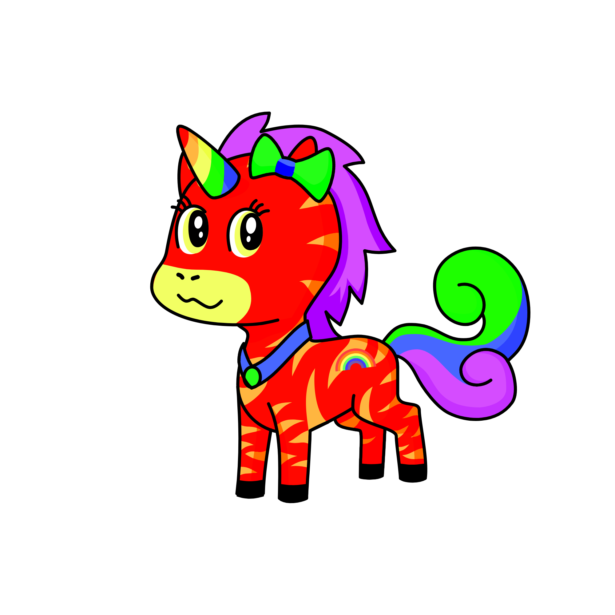 rainbow, the unicorn
