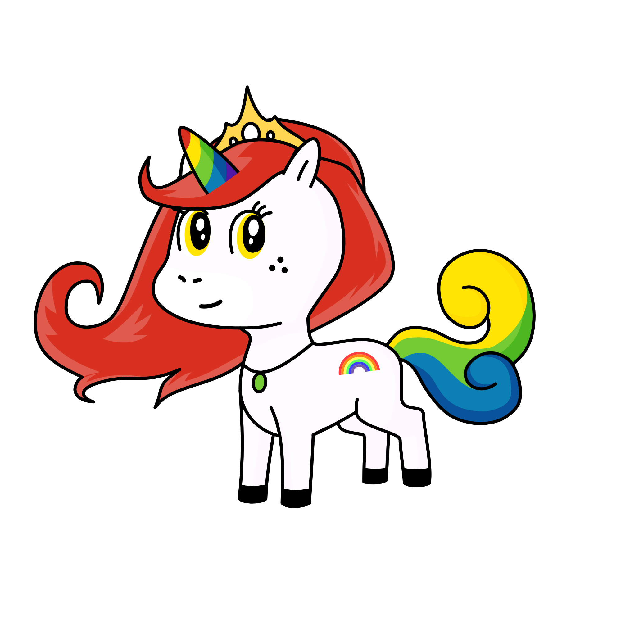 princess rainbow, the unicorn