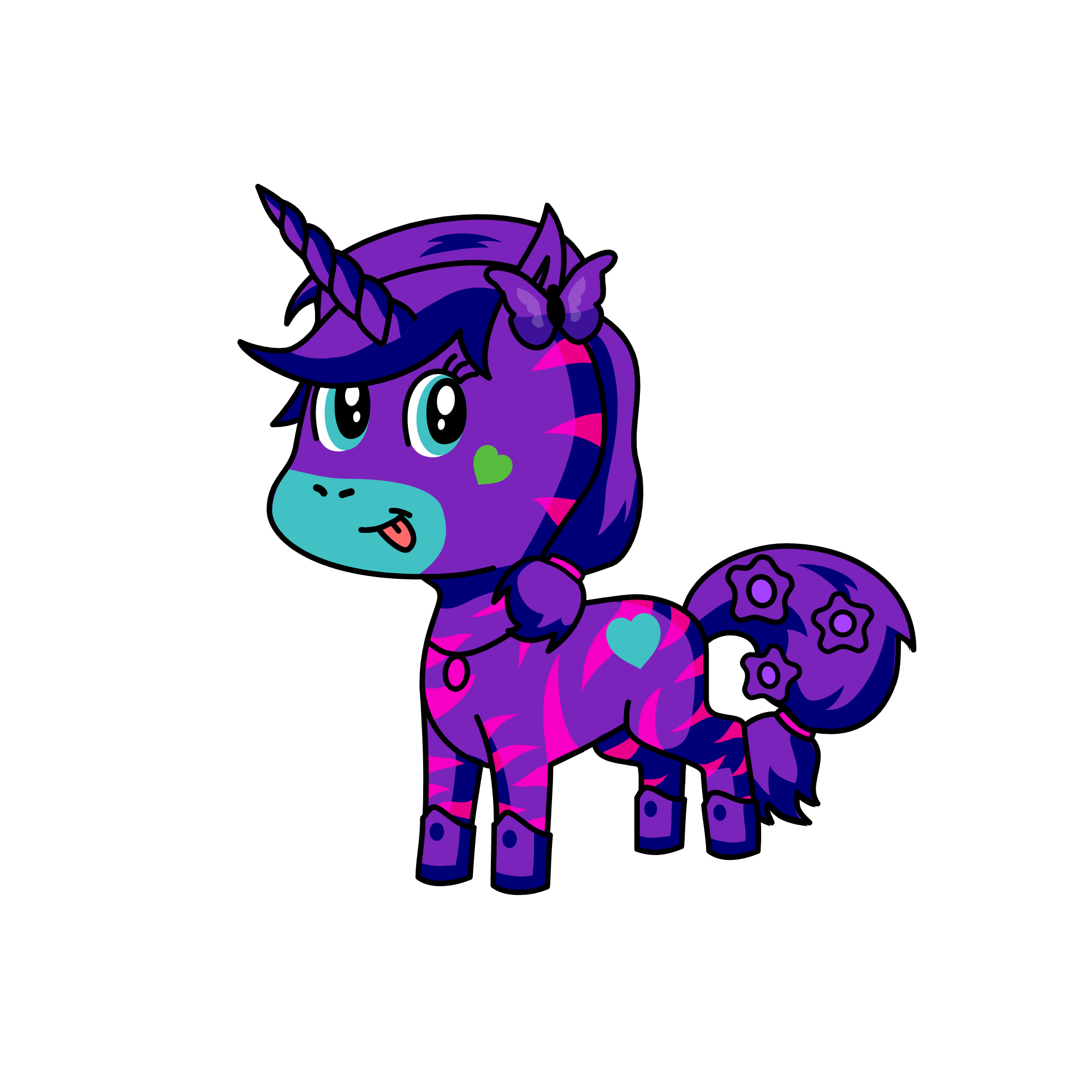 fluffy, the unicorn