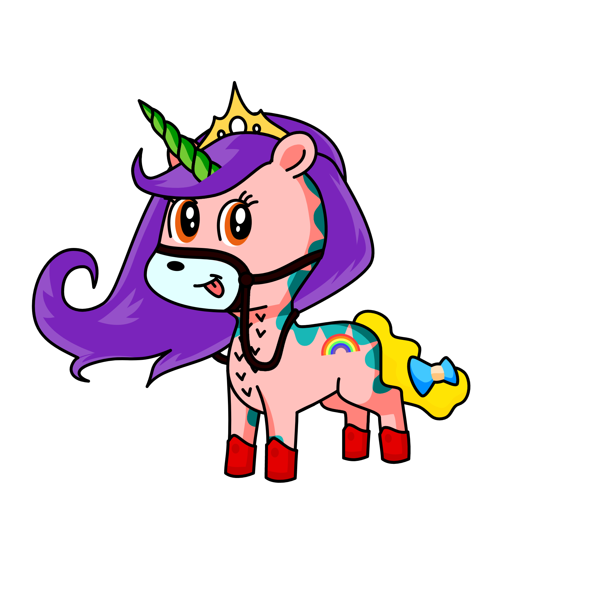 Sparkleface, the unicorn