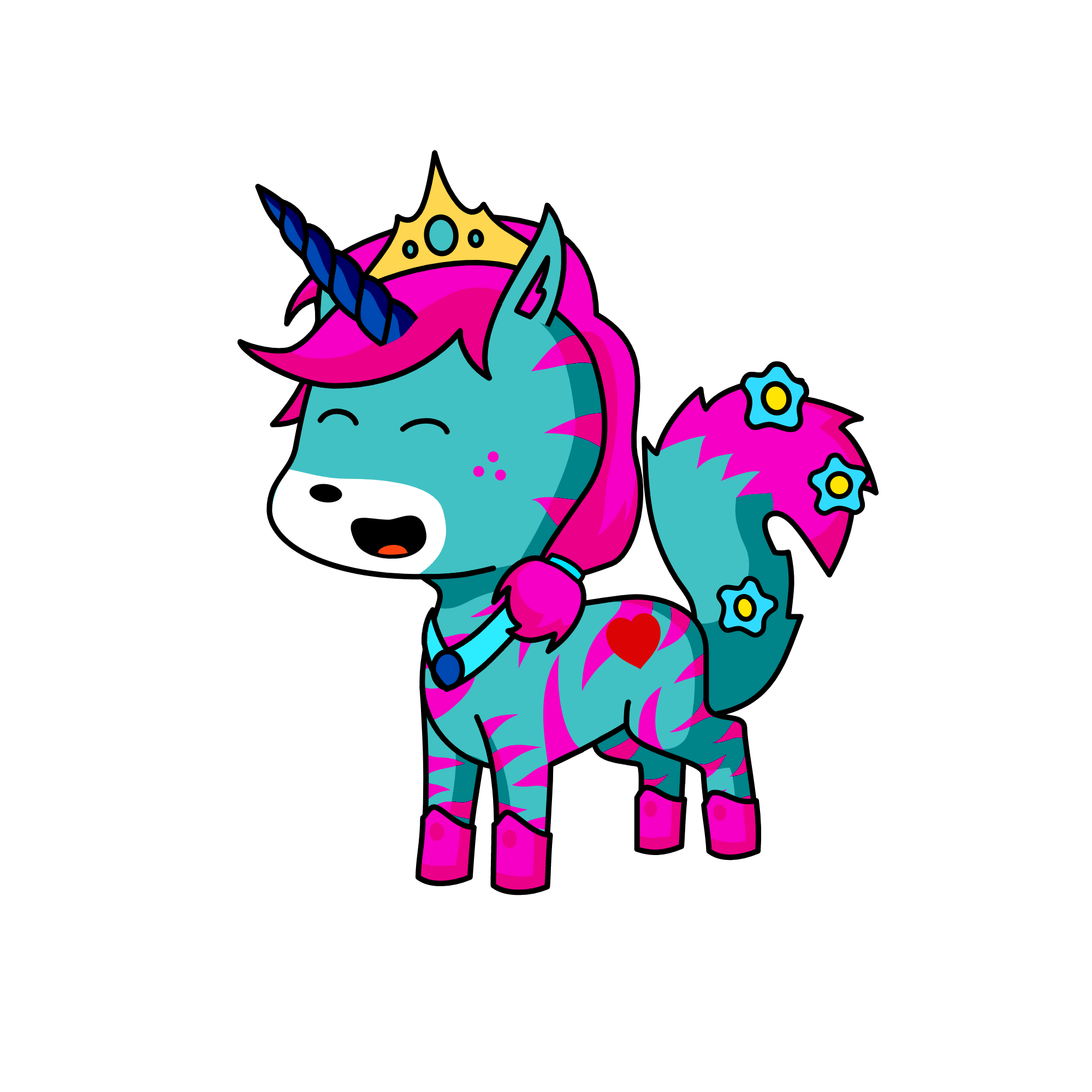 rexicorns sister, the unicorn