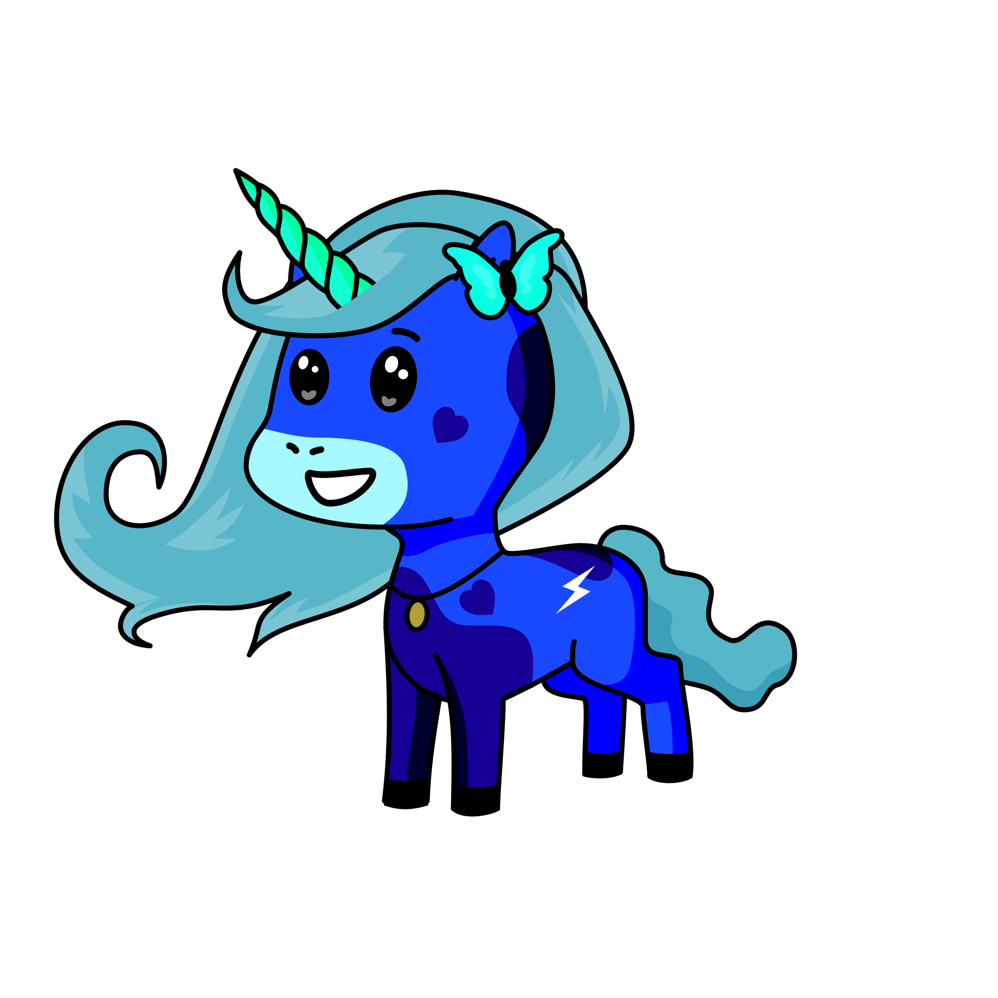 Ms. Awesome, the unicorn