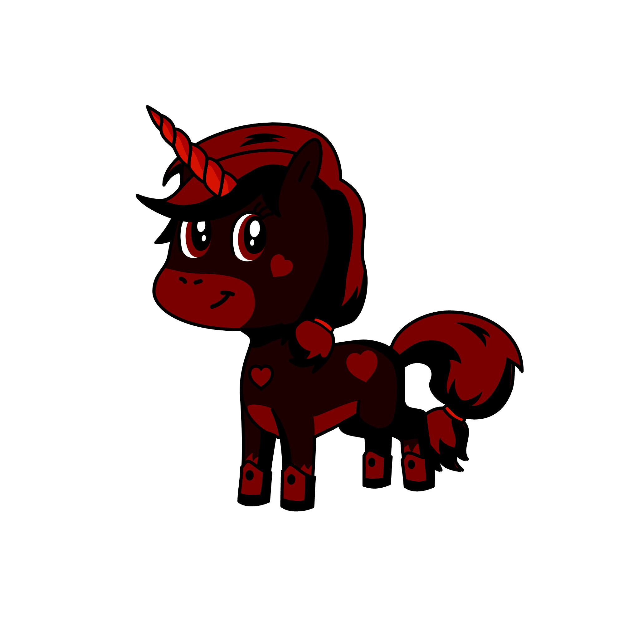 Midnight Fire, the unicorn