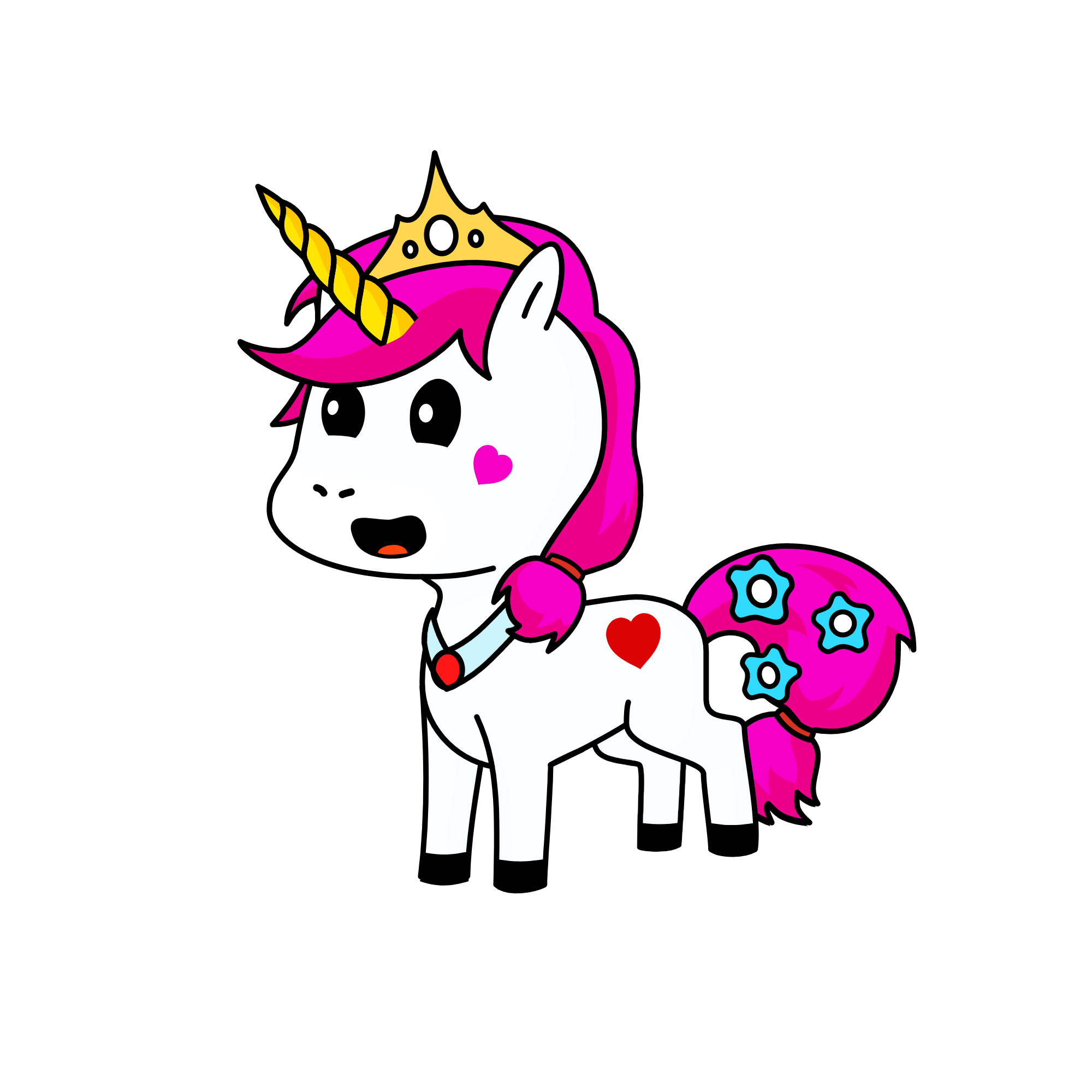 Crystal, the unicorn