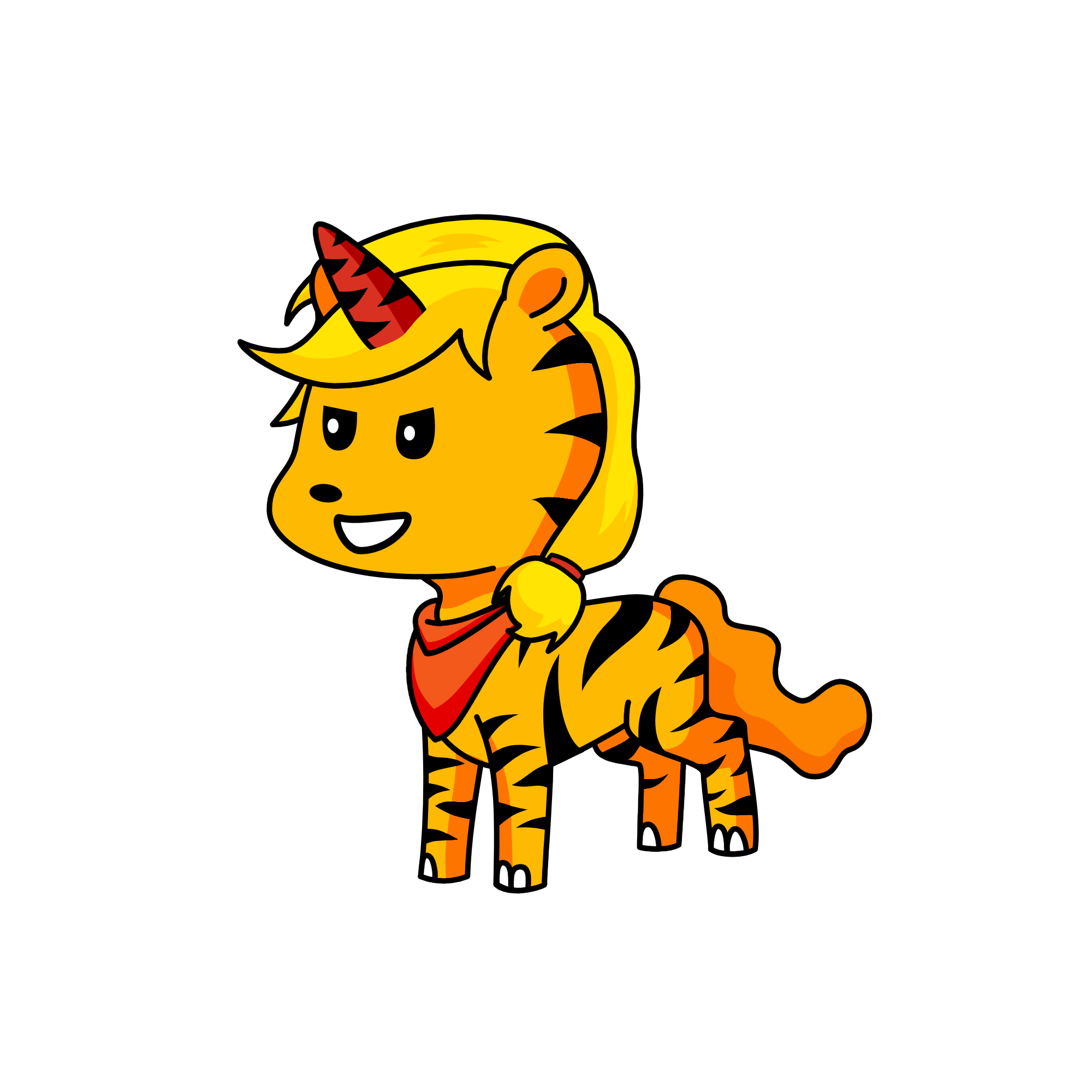 Tigercorn, the unicorn