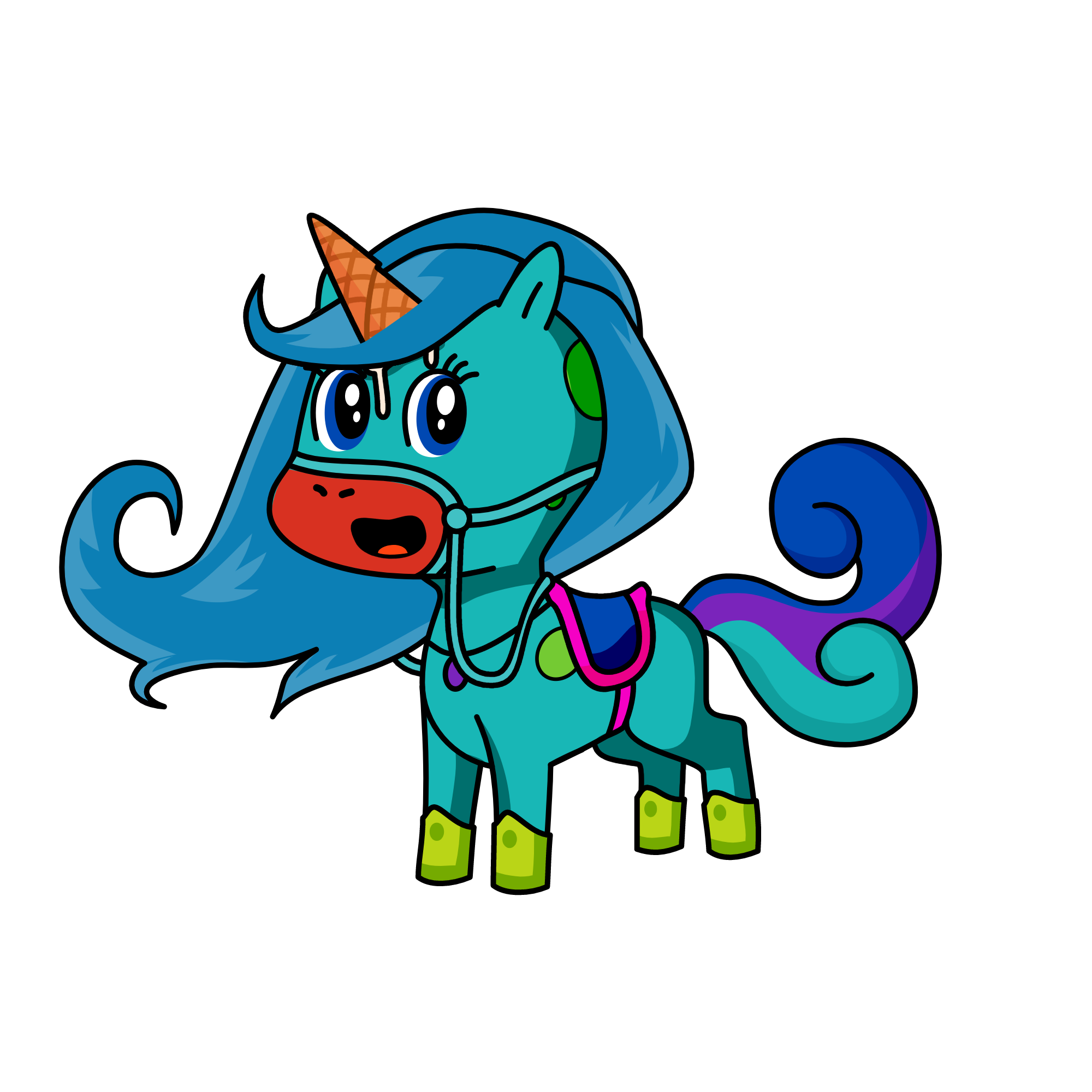 Ice cream , the unicorn