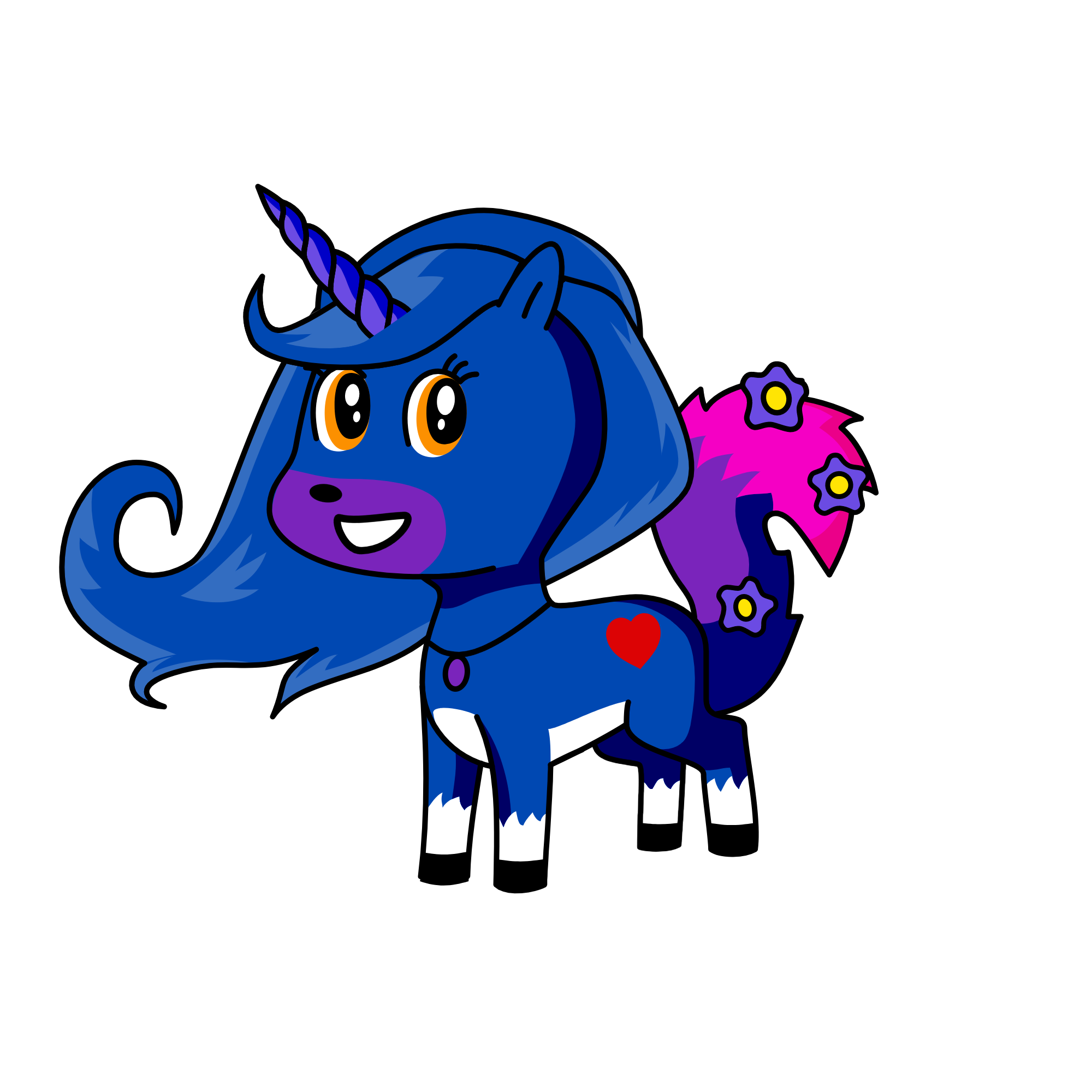 Crystle , the unicorn